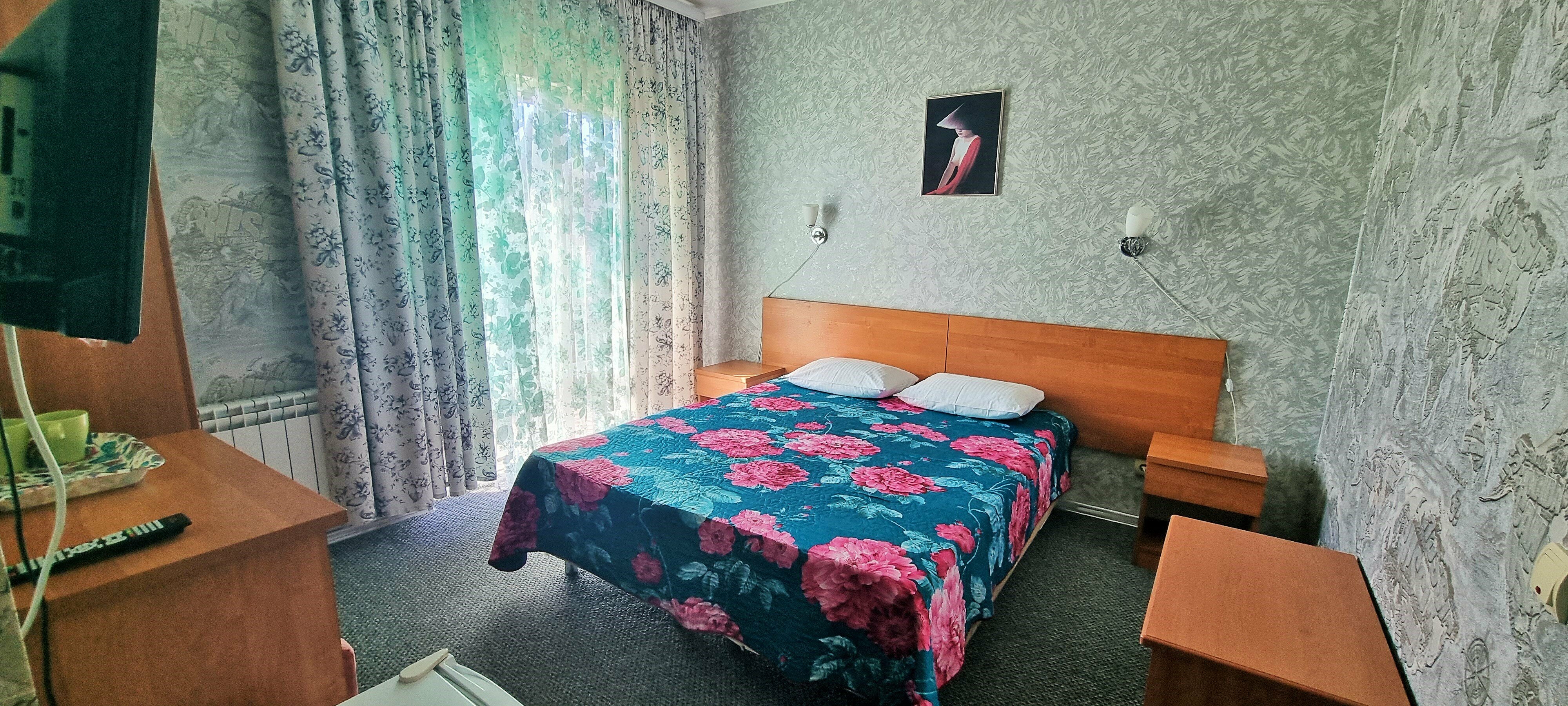 Двухместный номер с 1 кроватью и балконом