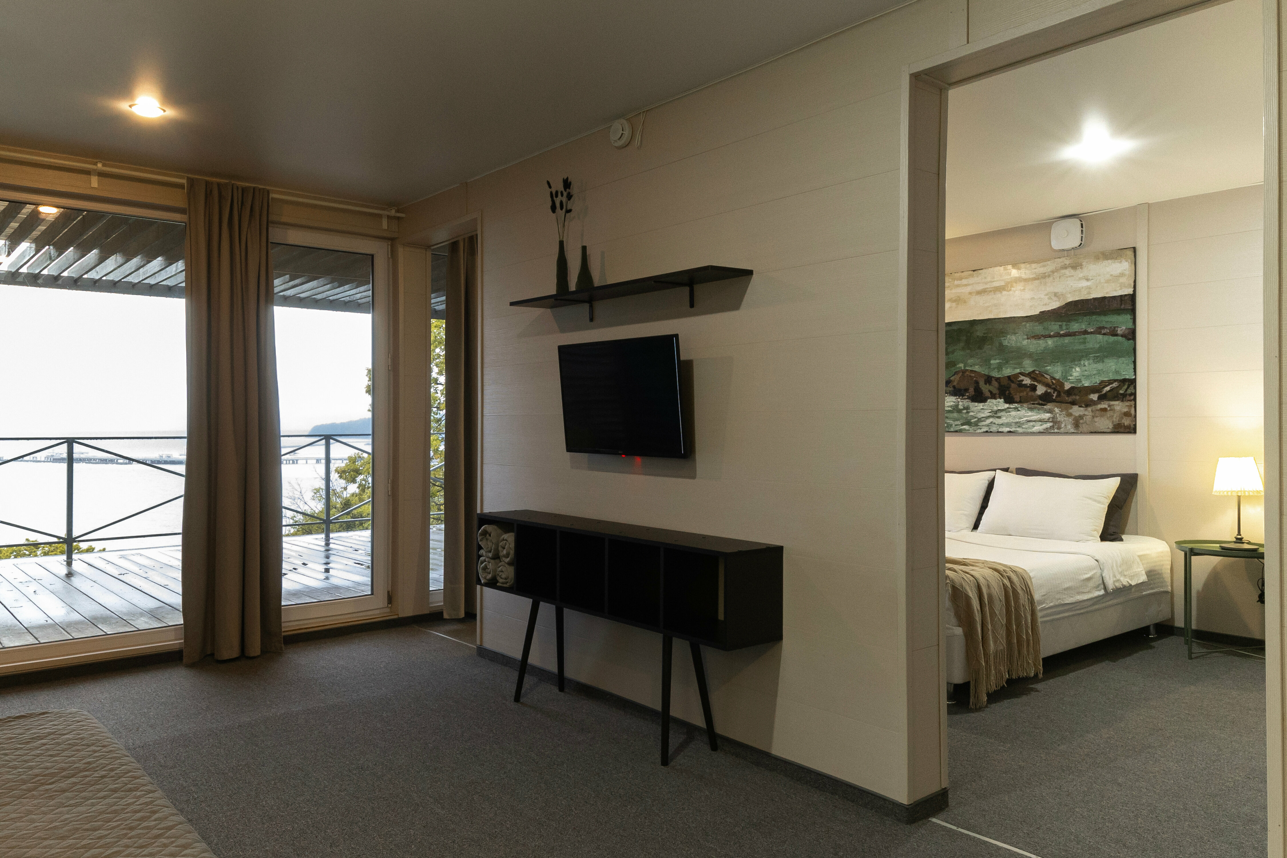 Четырехместный номер с видом на море