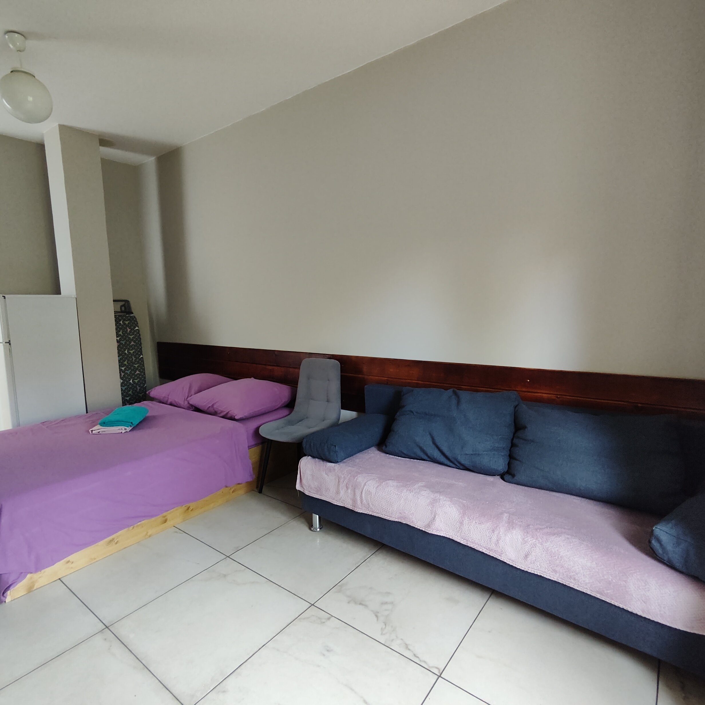 Семейные апартаменты с кухней и балконом