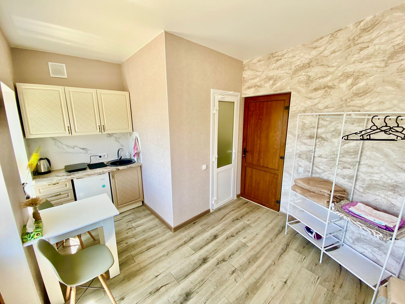 Двухместный номер с 1 кроватью и балконом