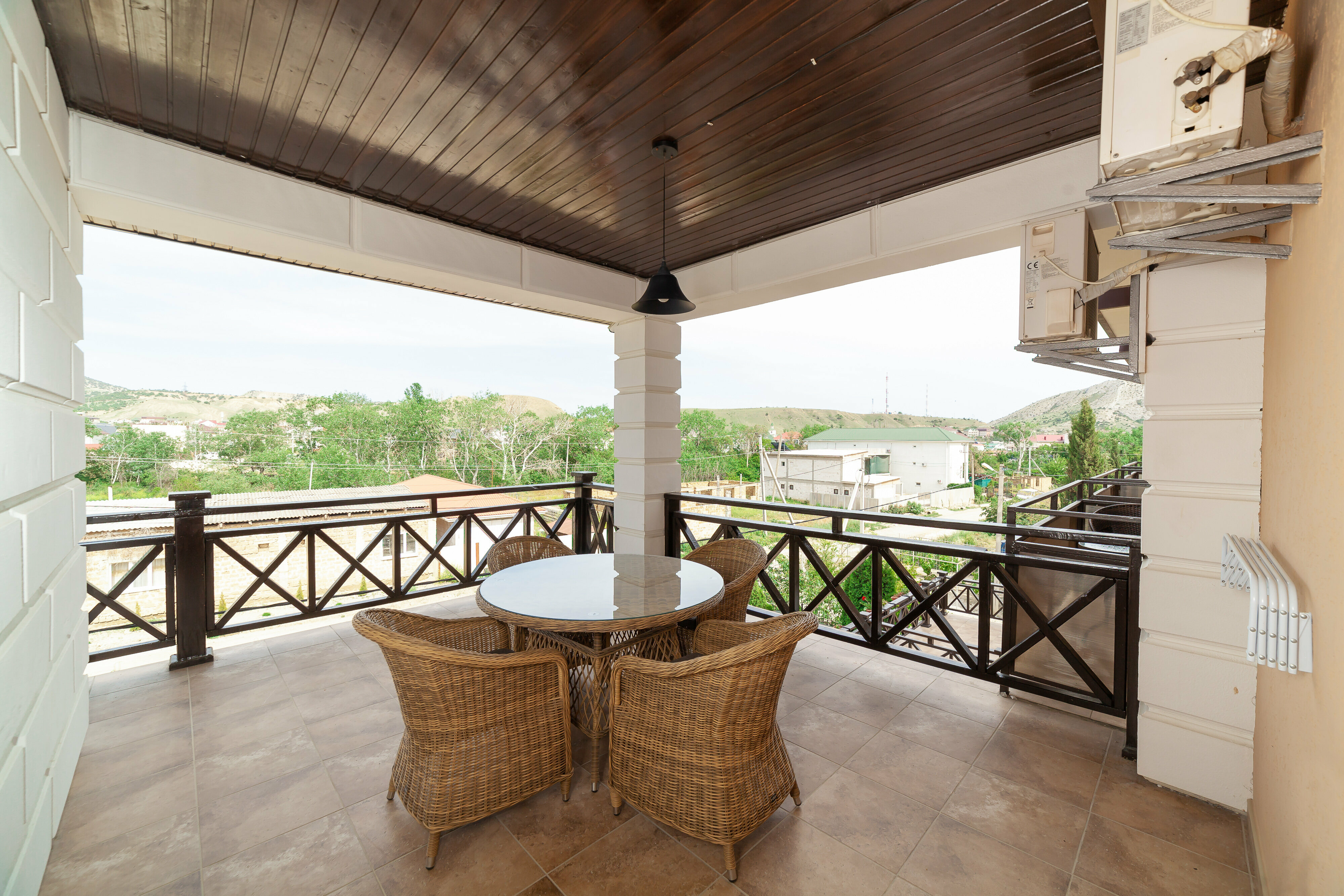 Двухкомнатный Люкс-Коннект с терассой и видом на горы