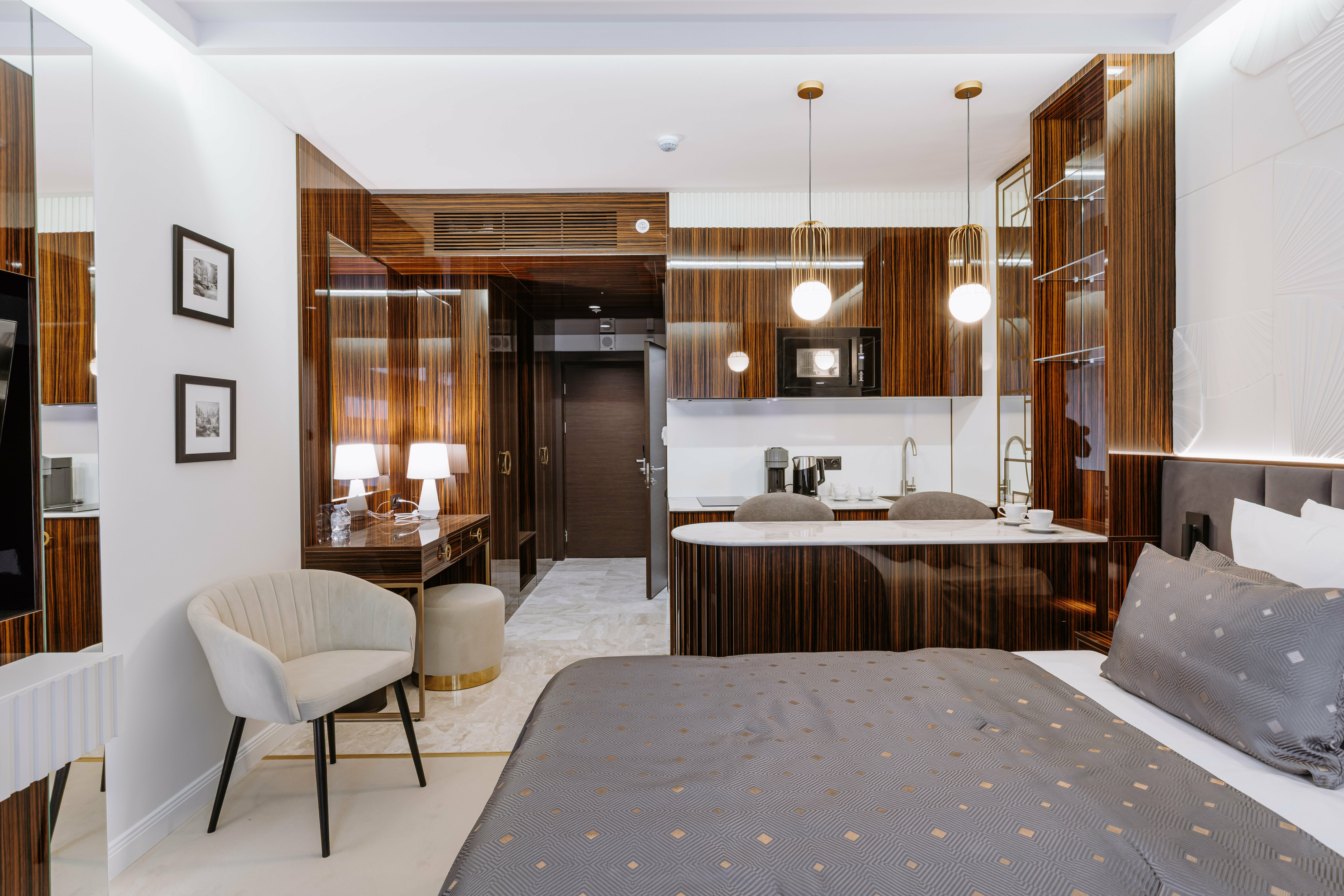 Cтудия  с кухней