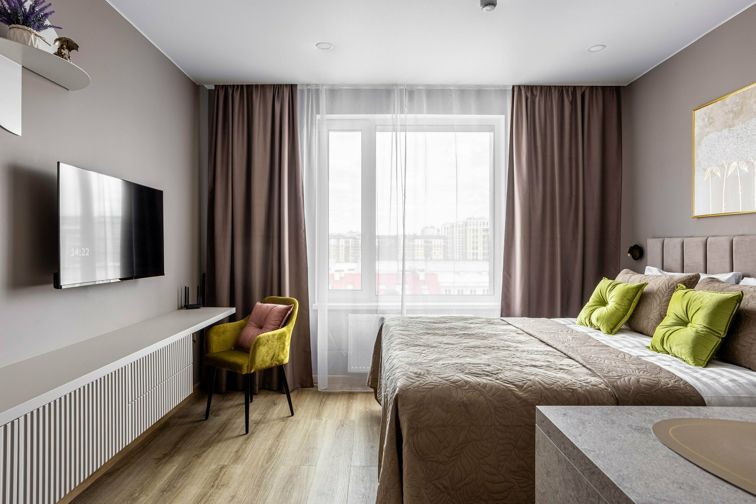 Двухместный номер-студия Делюкс с 1 кроватью