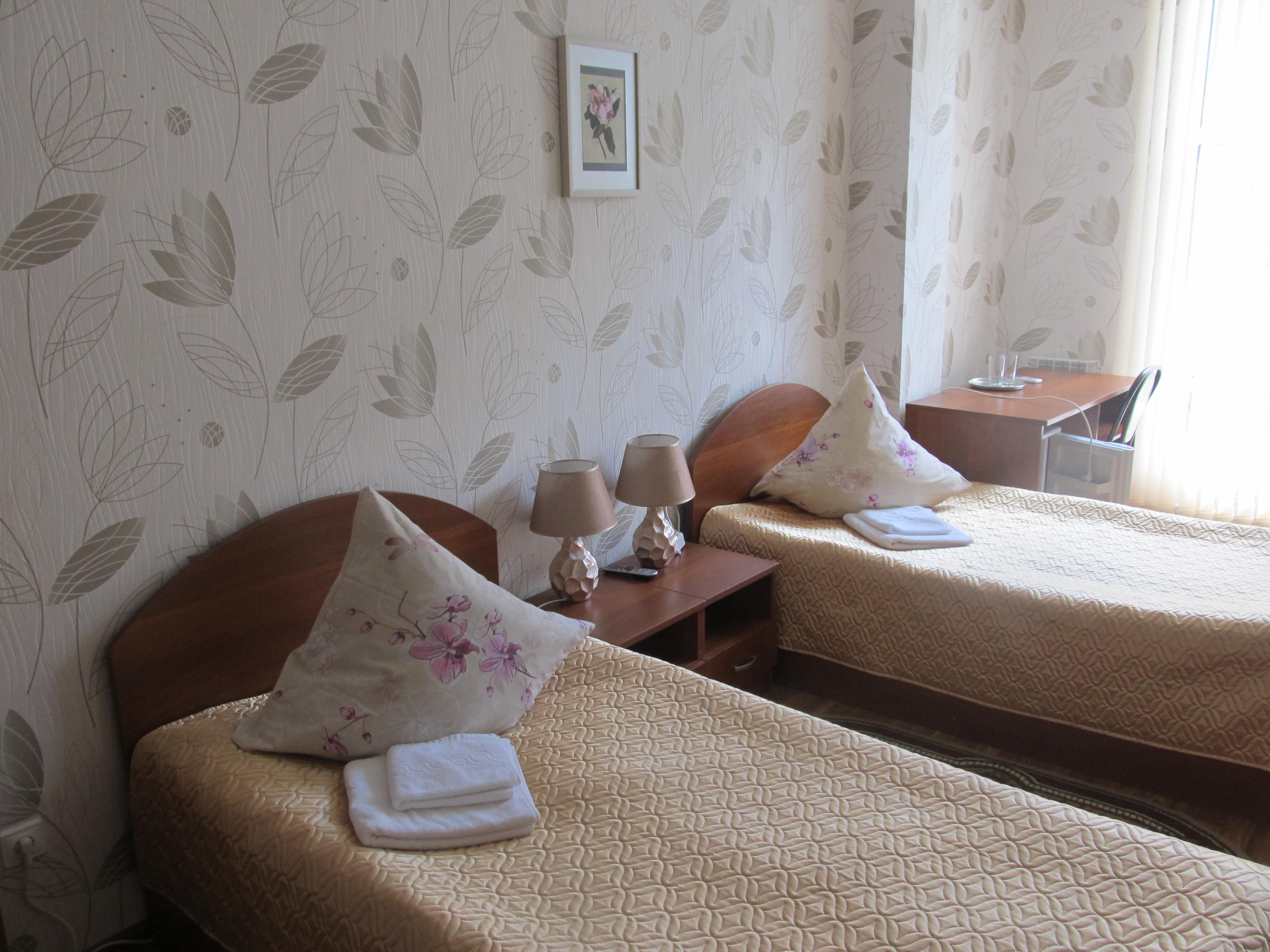 Просторный двухместный номер с 2 отдельными кроватями