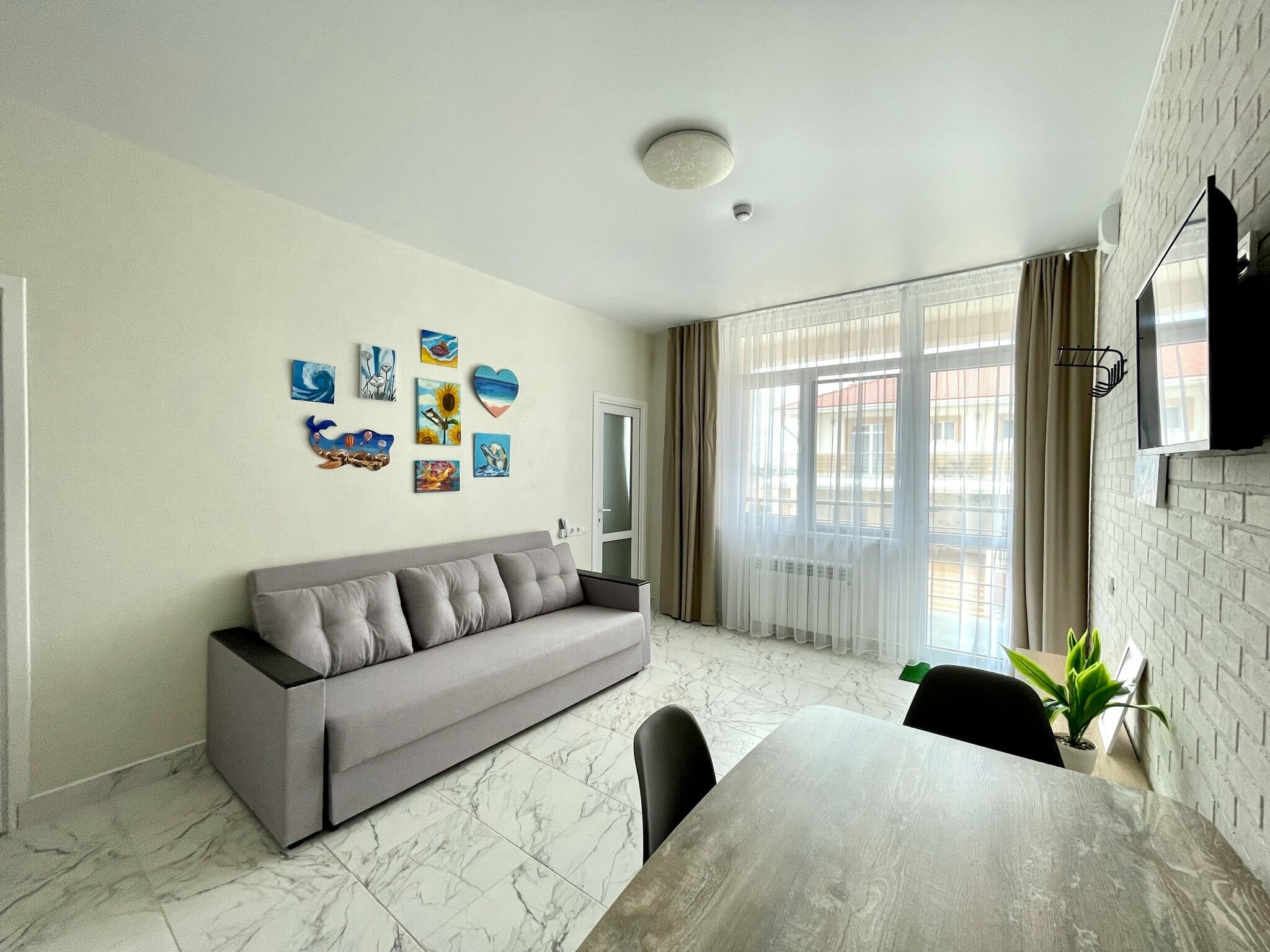 Апартаменты с 1 спальней