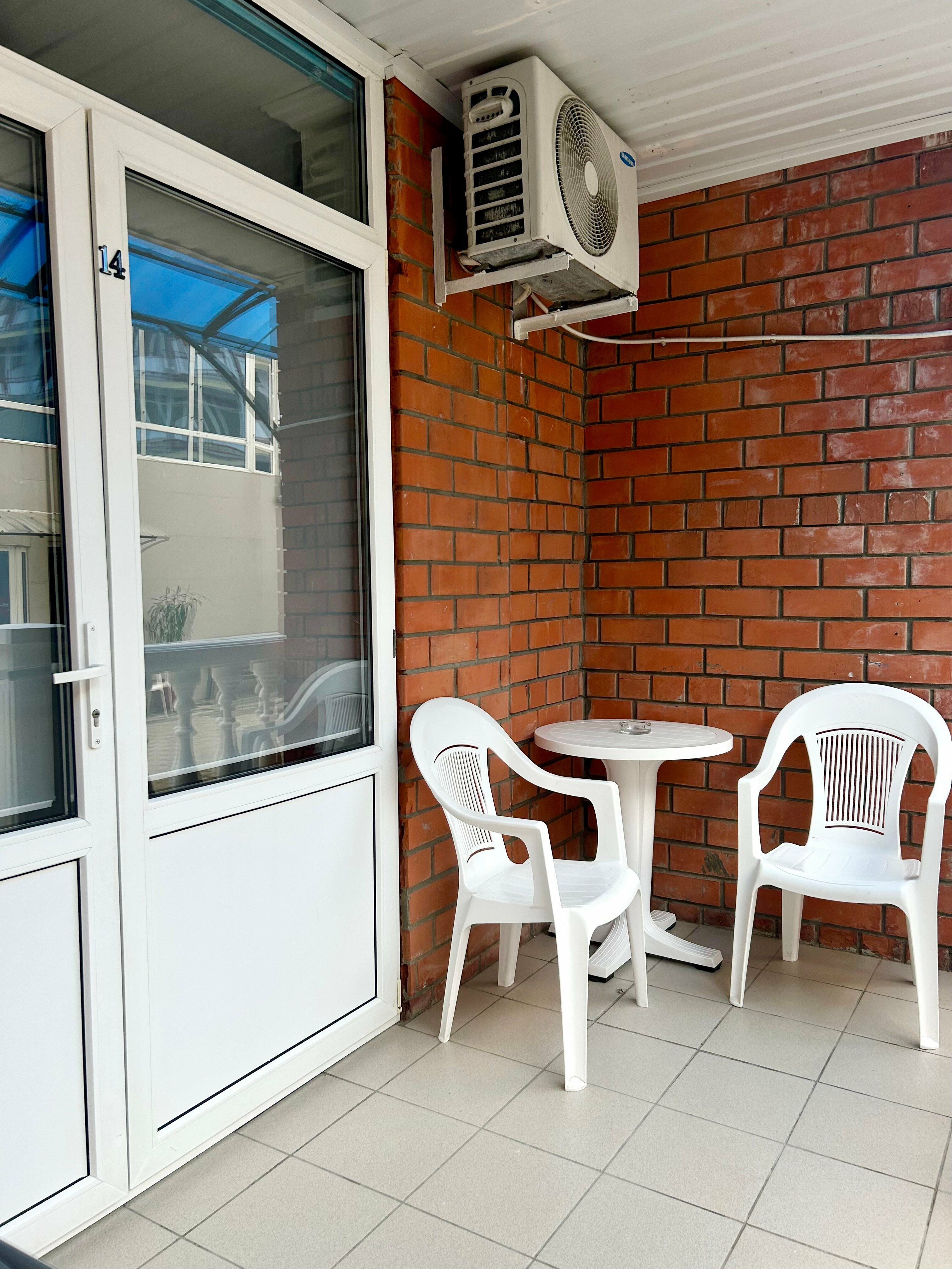 Двухместный номер с 1 кроватью и балконом