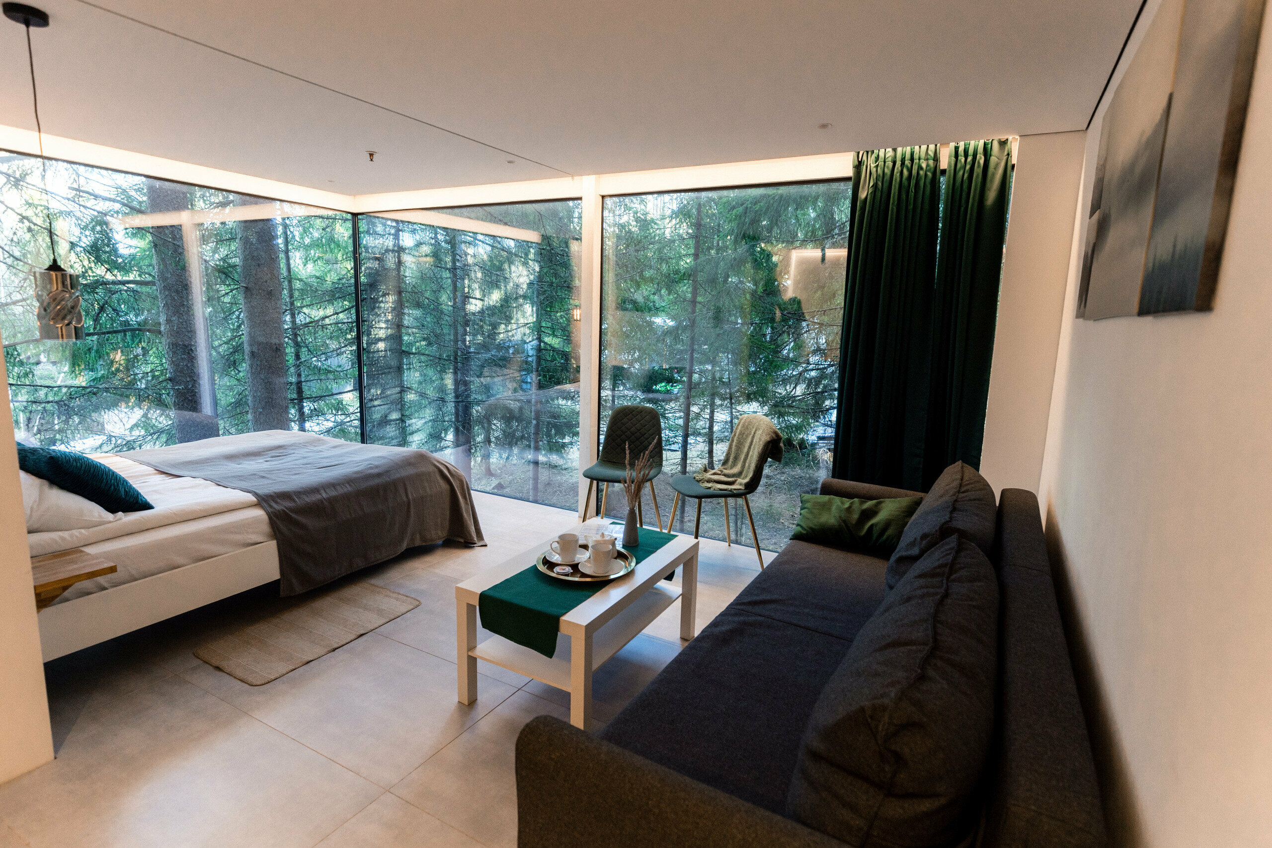 Коттедж с видом на лес