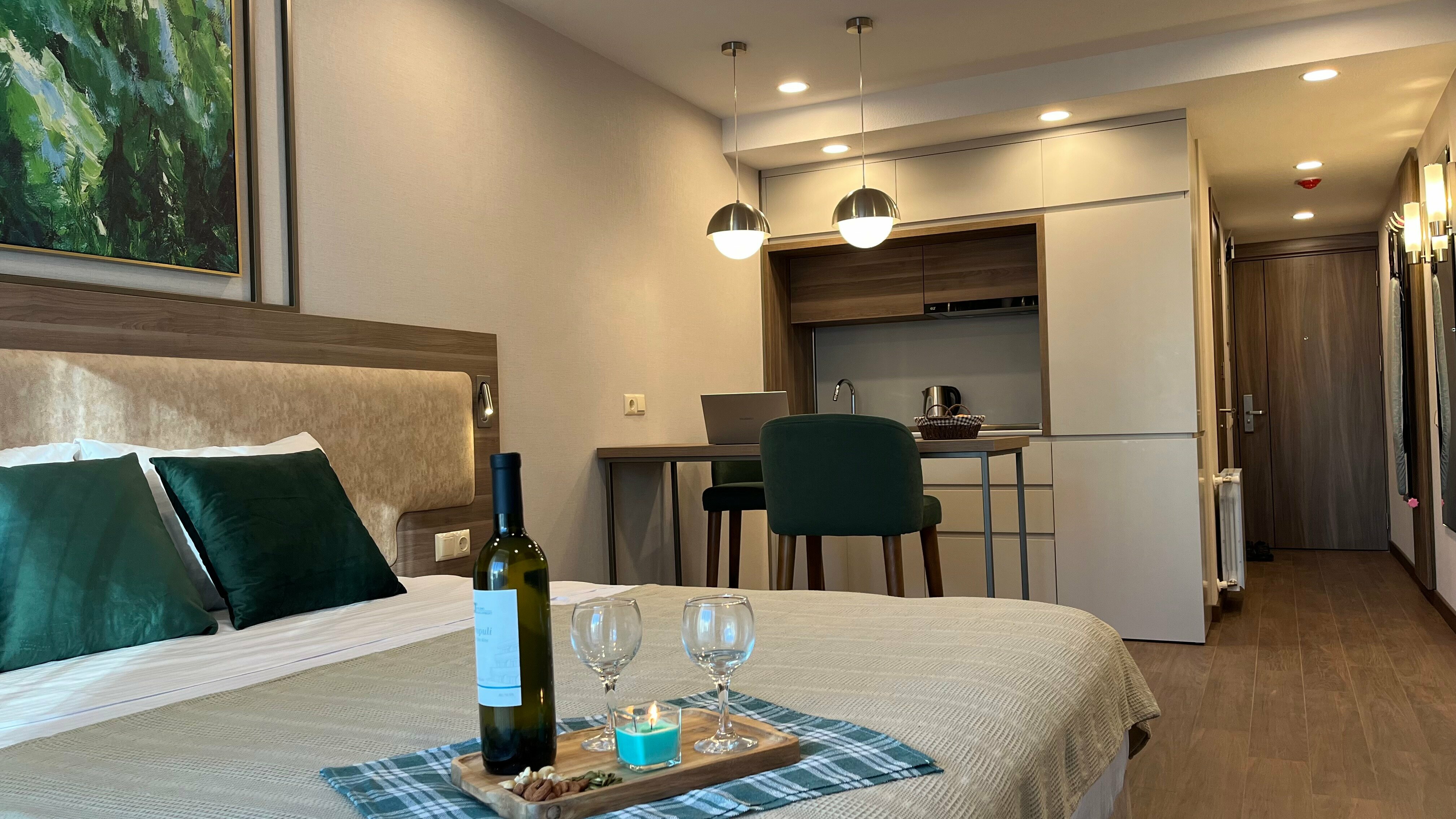 Двухместный номер-студия Делюкс с 1 кроватью