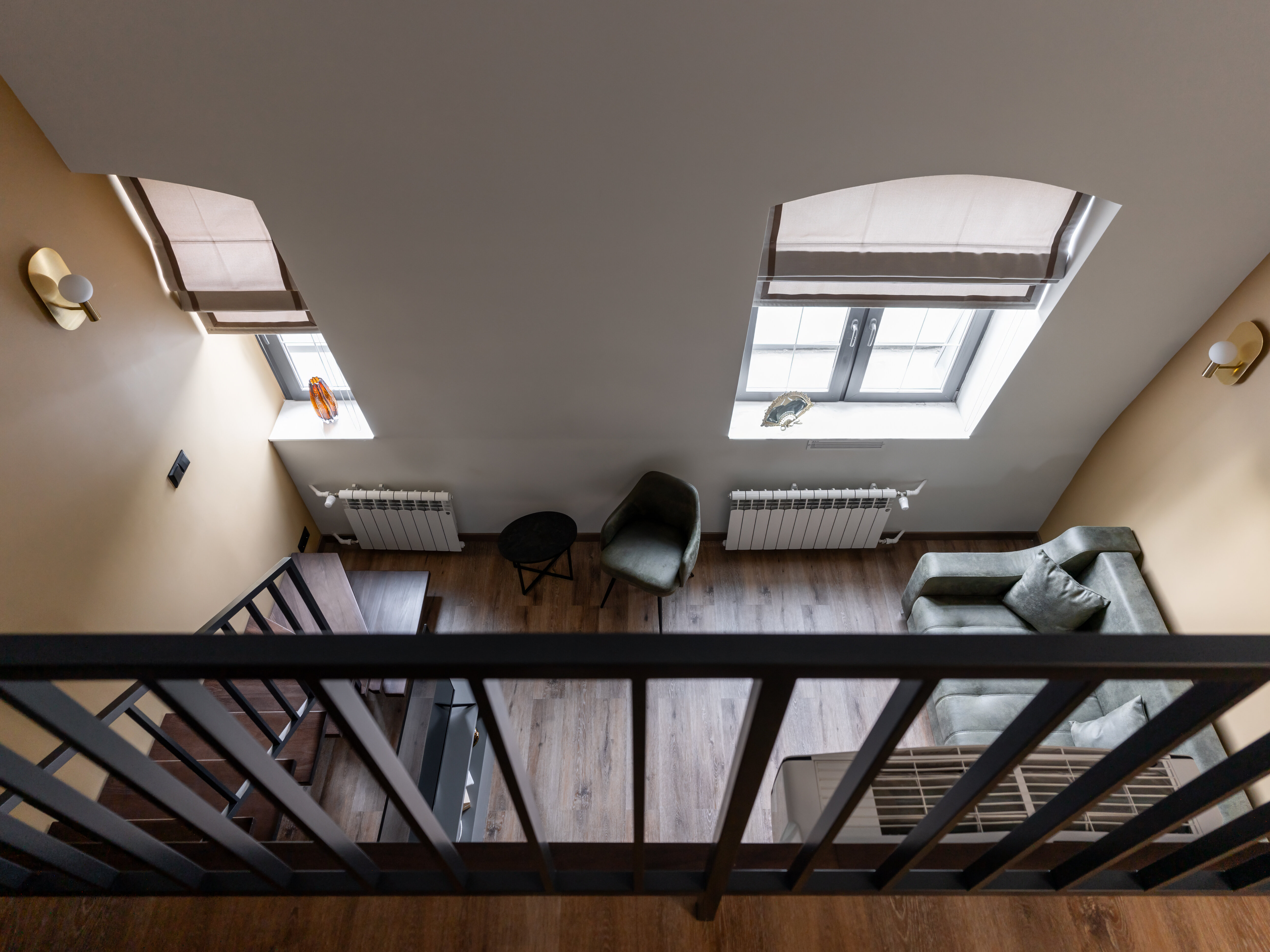 Двухуровневый номер-студия