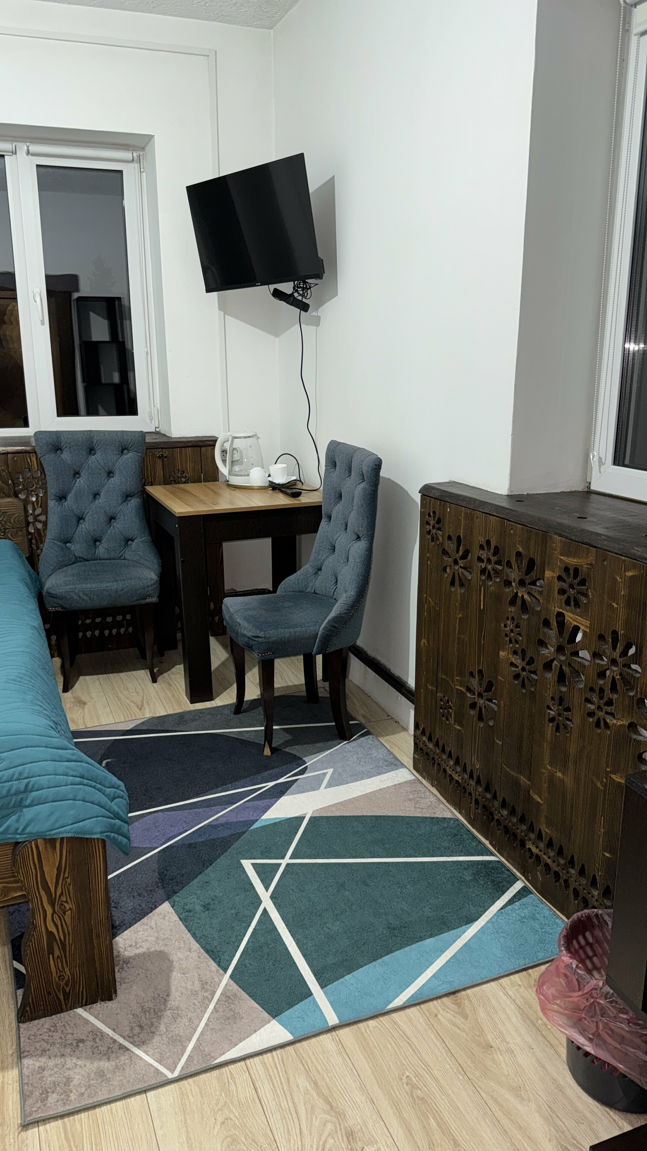 Двухместный номер с 1 кроватью и общим туалетом