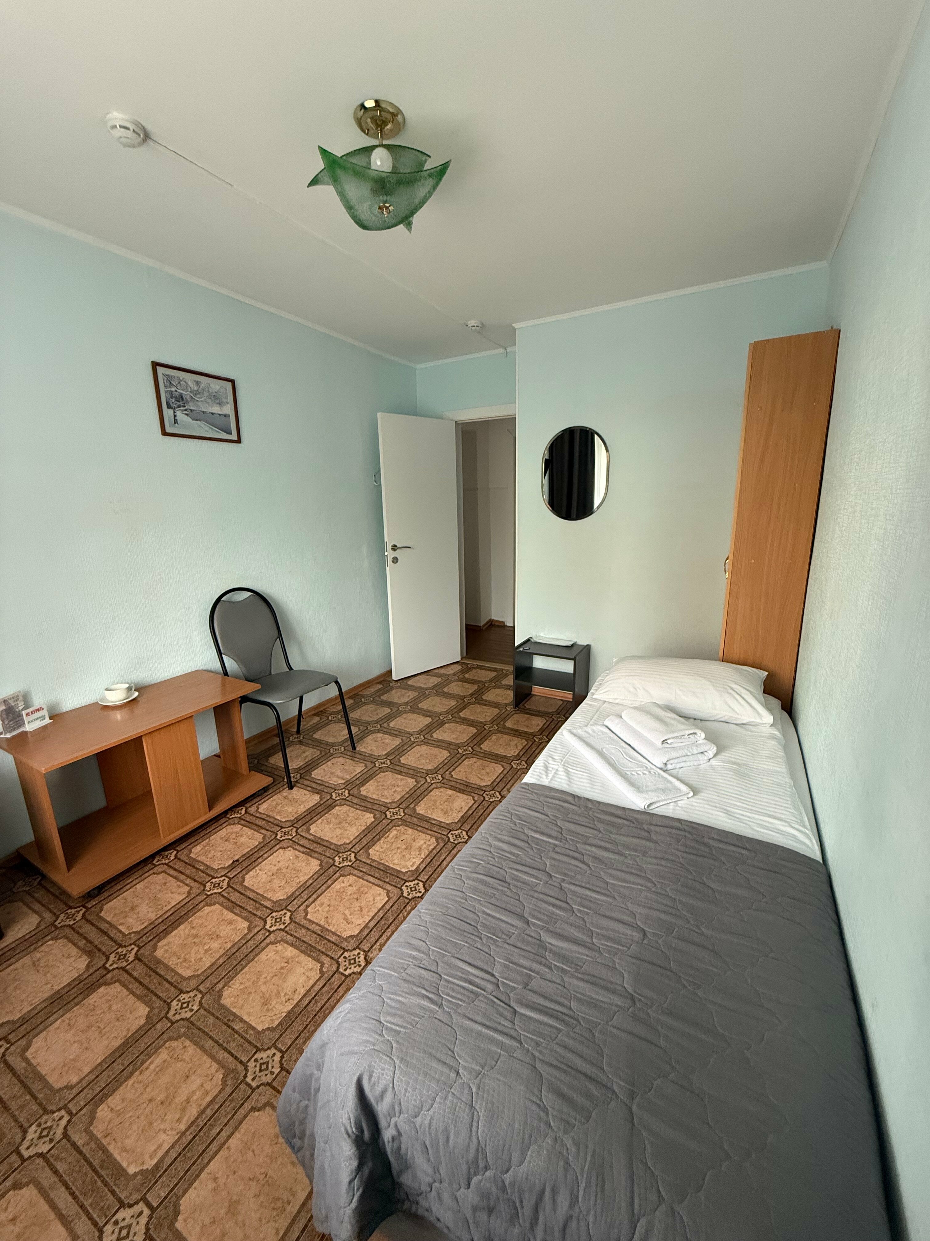 Эконом одноместный номер блочного типа