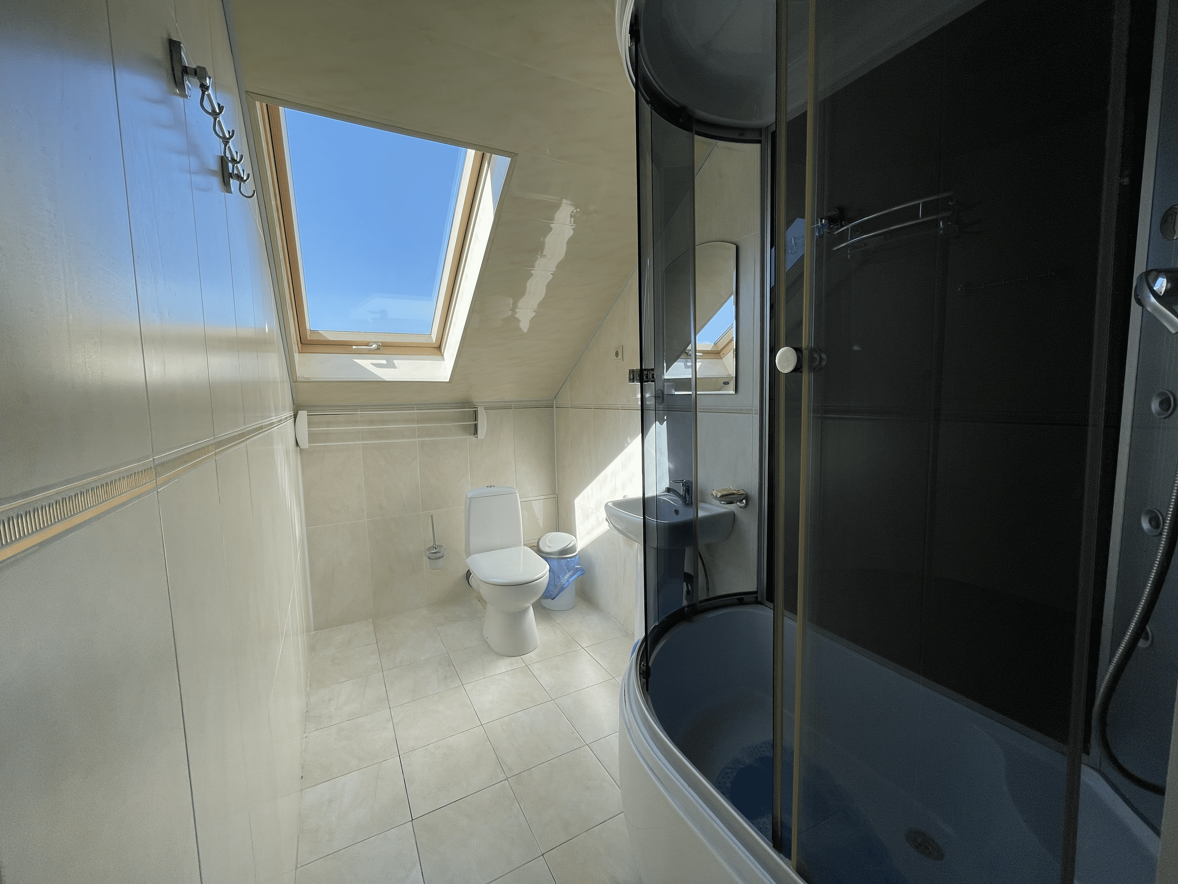 Двухместная комната с видом на море (мансарда, 4 этаж)