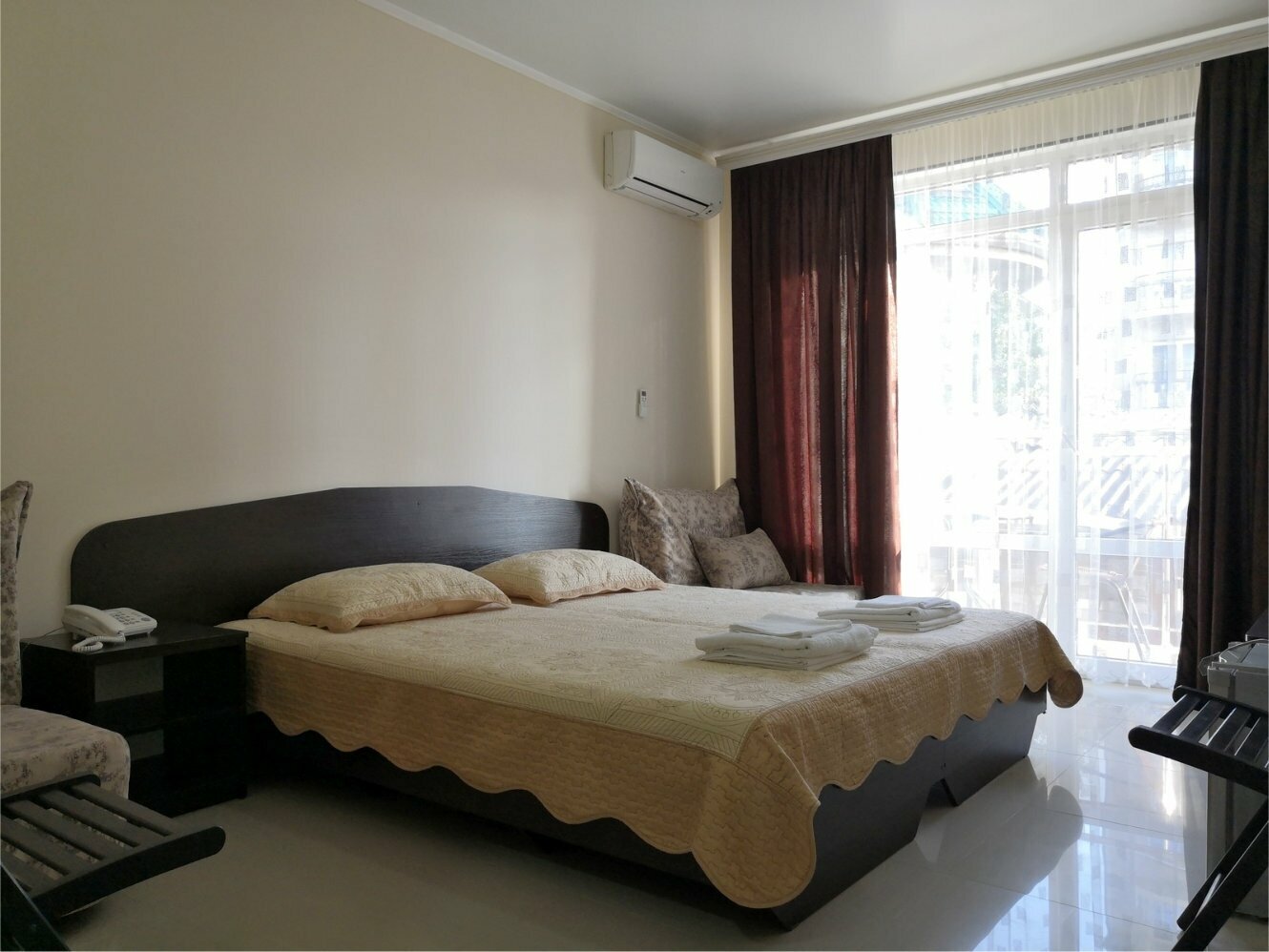 Стандартный двухместный номер с 1 кроватью или 2 отдельными кроватями и балконом