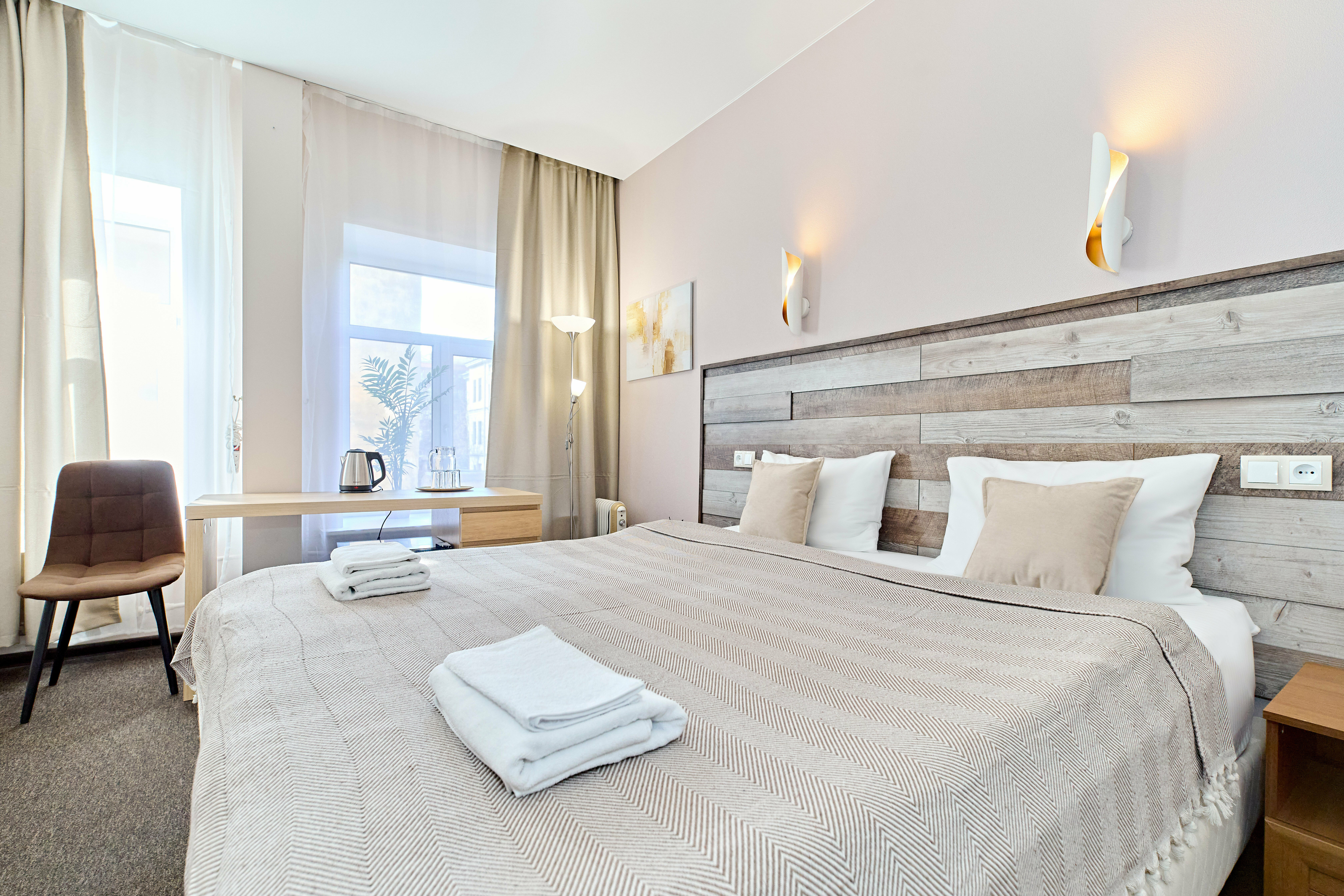 Улучшенный номер с кроватью размера «king-size» или 2 отдельными кроватями