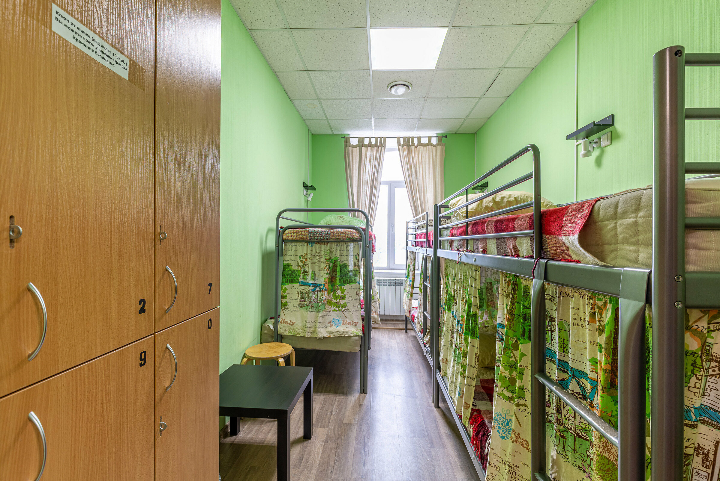 Кровать в общем 6-местном номере