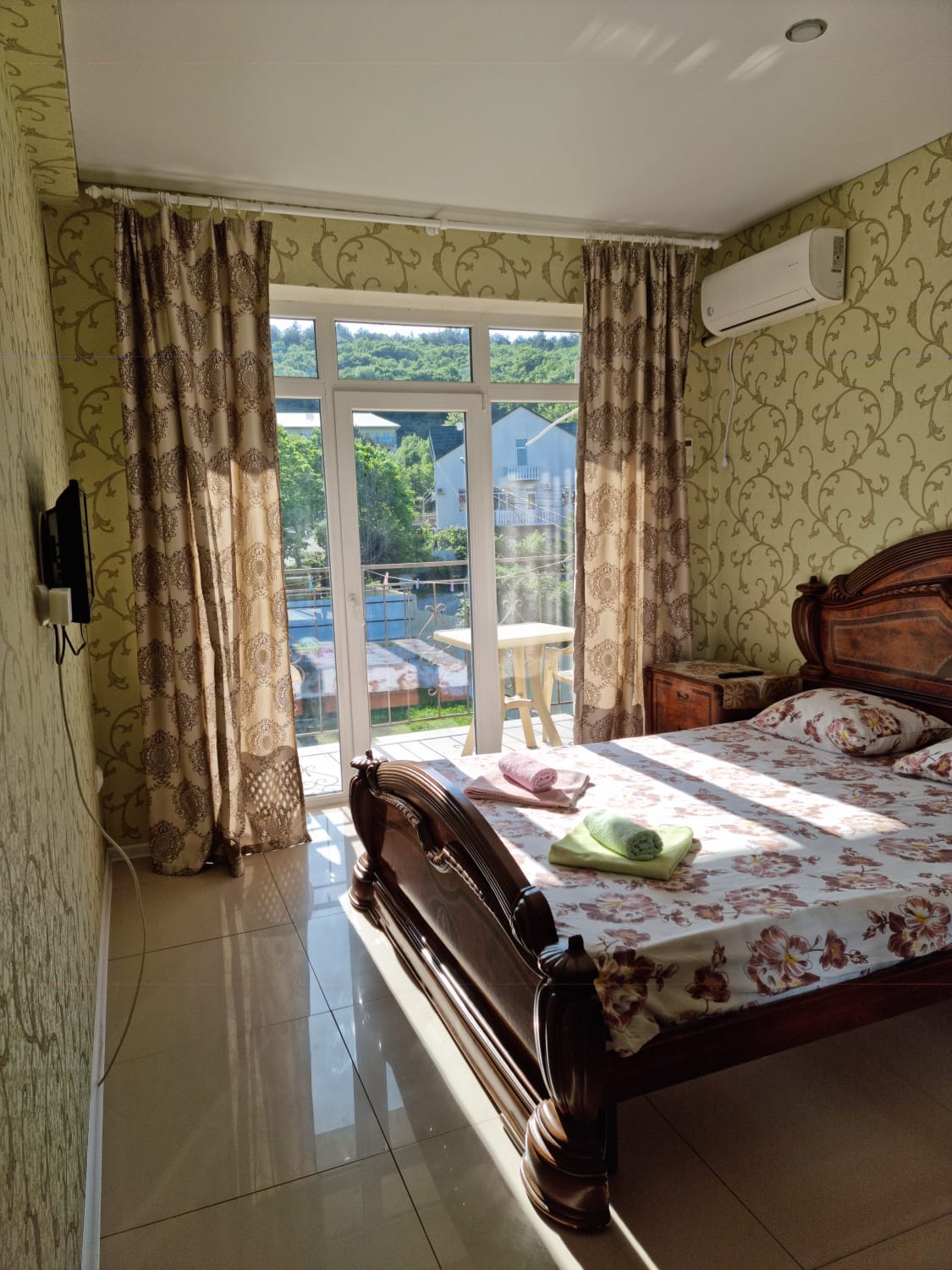 Двухместный номер с 1 кроватью и балконом