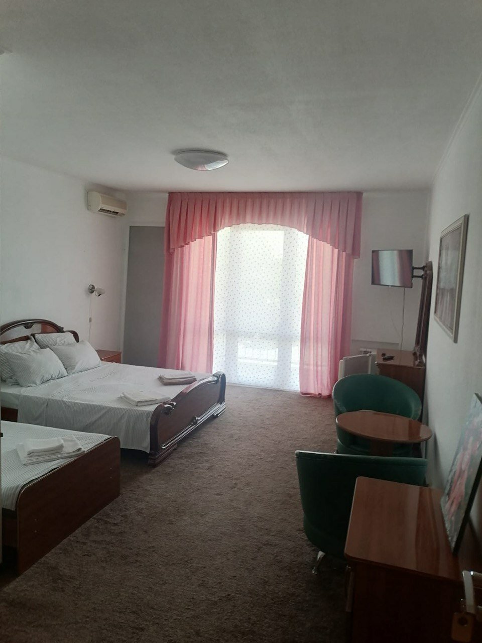 Двухместный номер Делюкс с 1 кроватью и балконом, вид на море