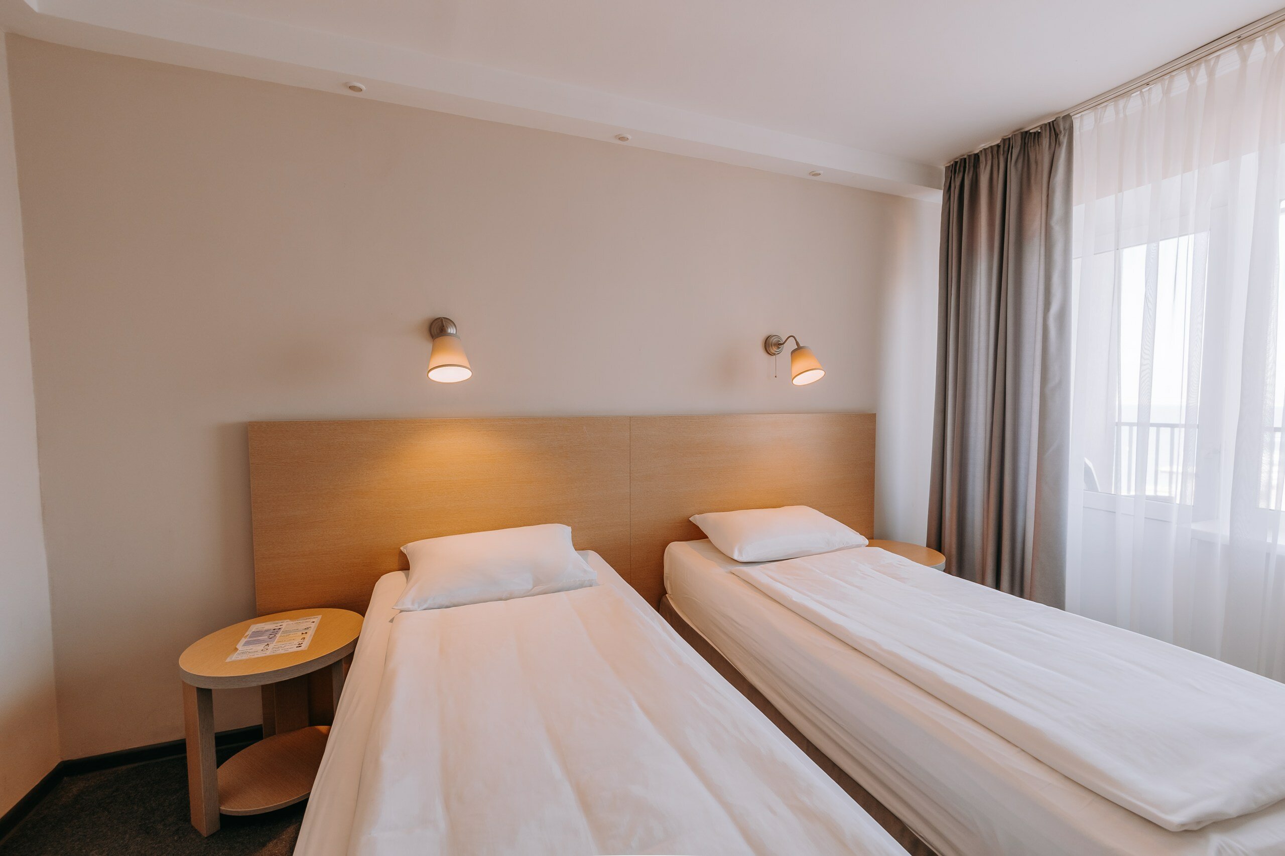 Двухместный номер с 2 отдельными кроватями, вид на город