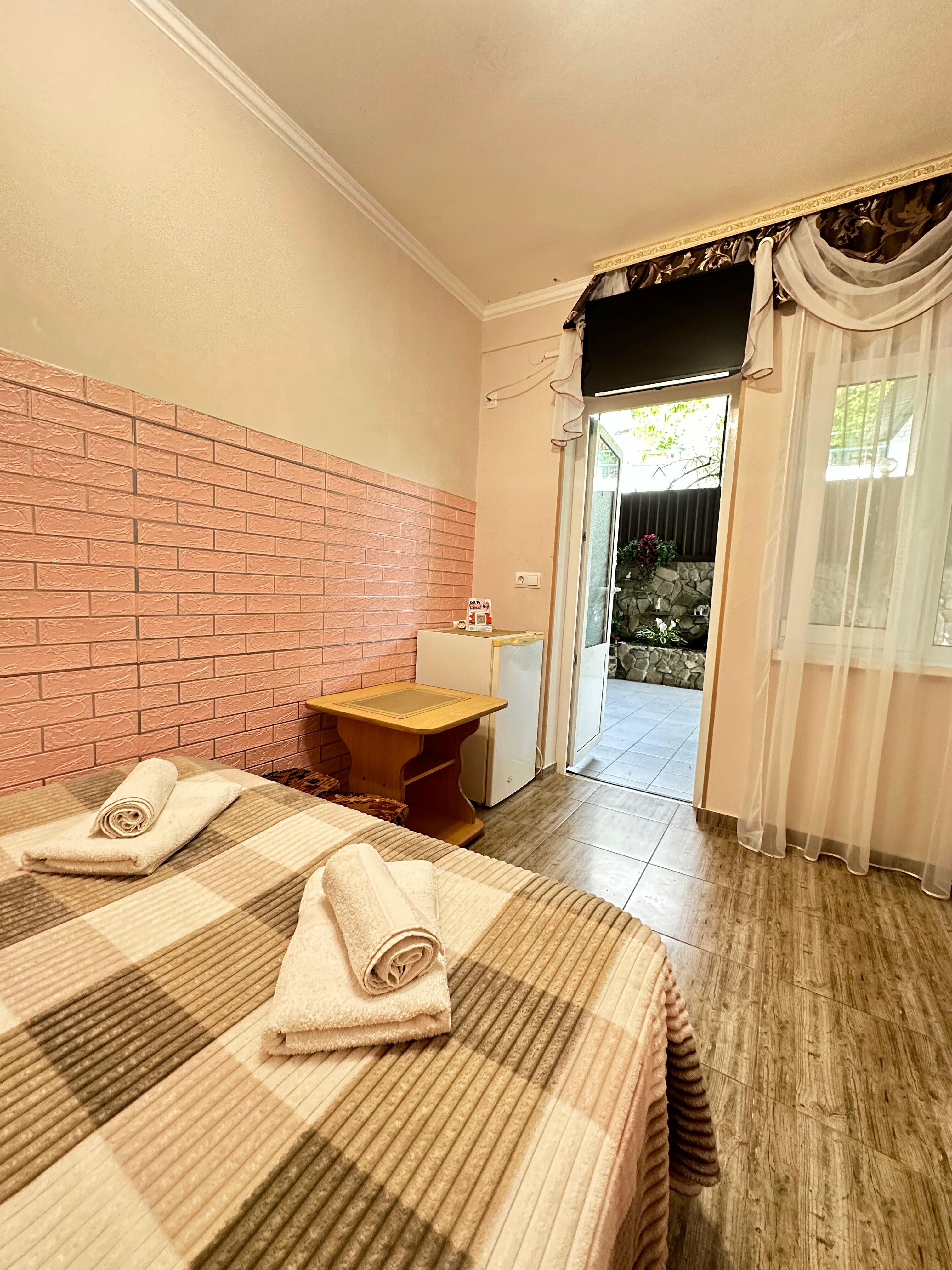 Двухместный номер с 1 кроватью и видом на сад