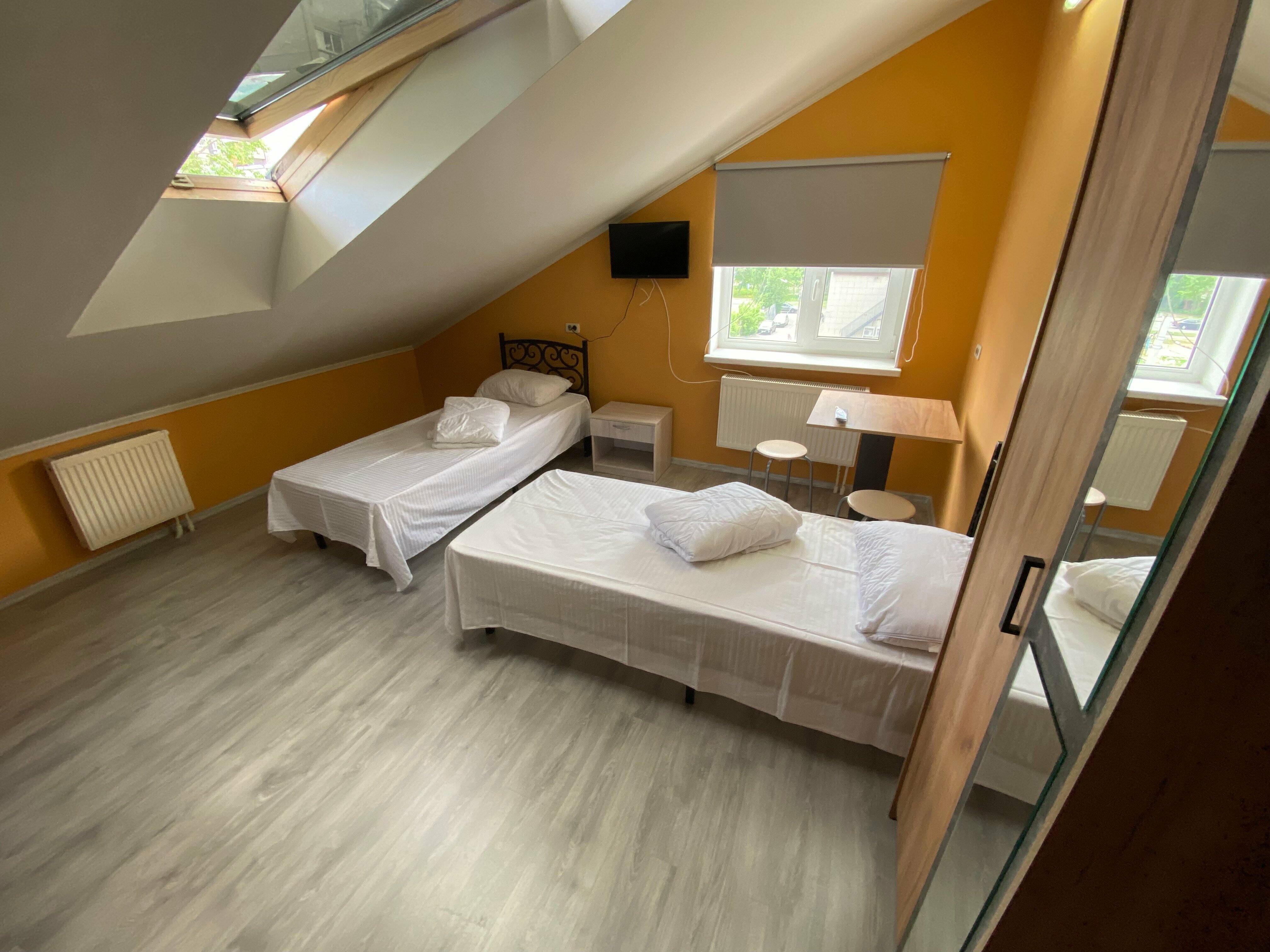 Бюджетный трехместный номер