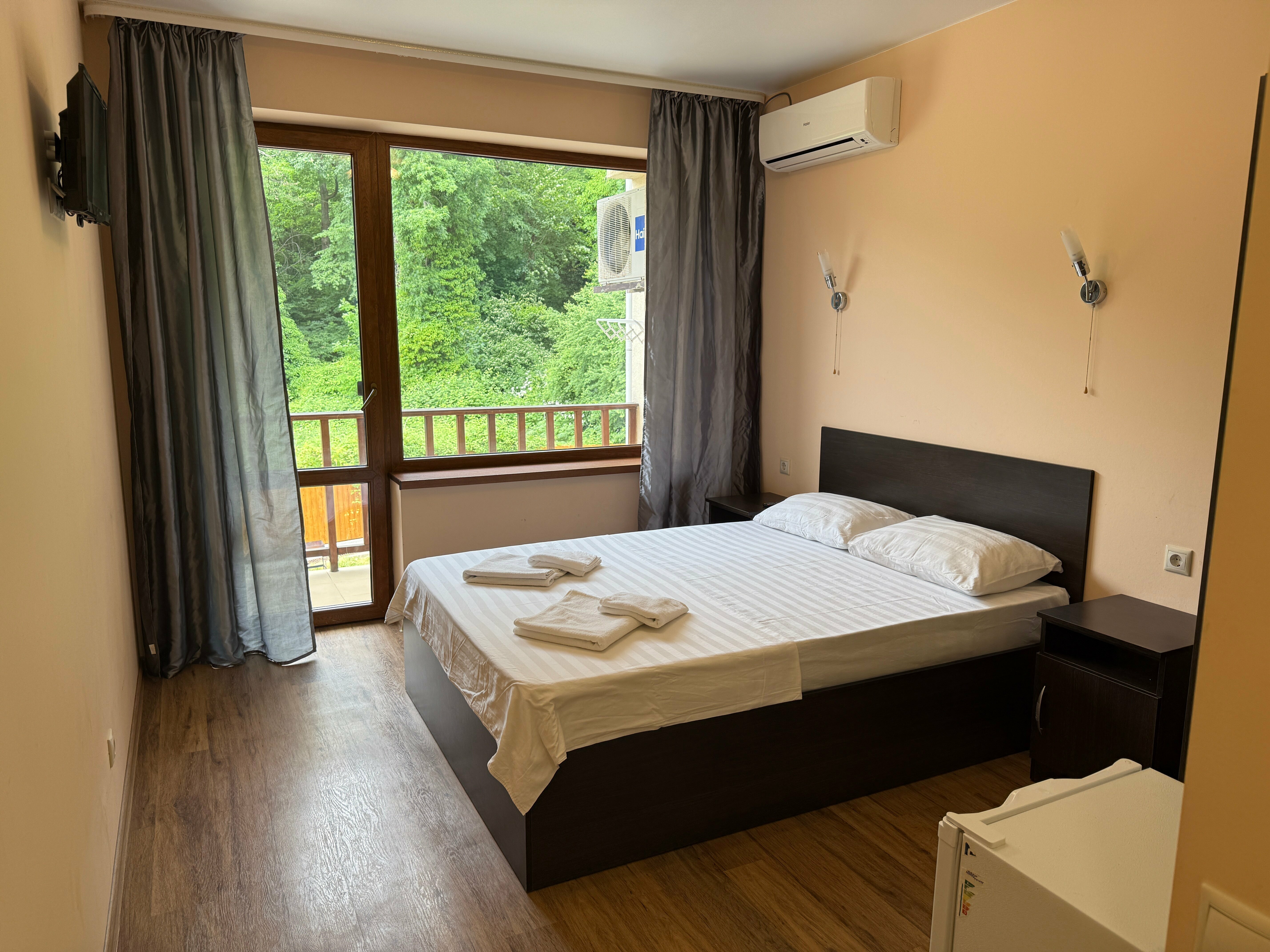 Двухместный номер с 1 кроватью и видом на сад