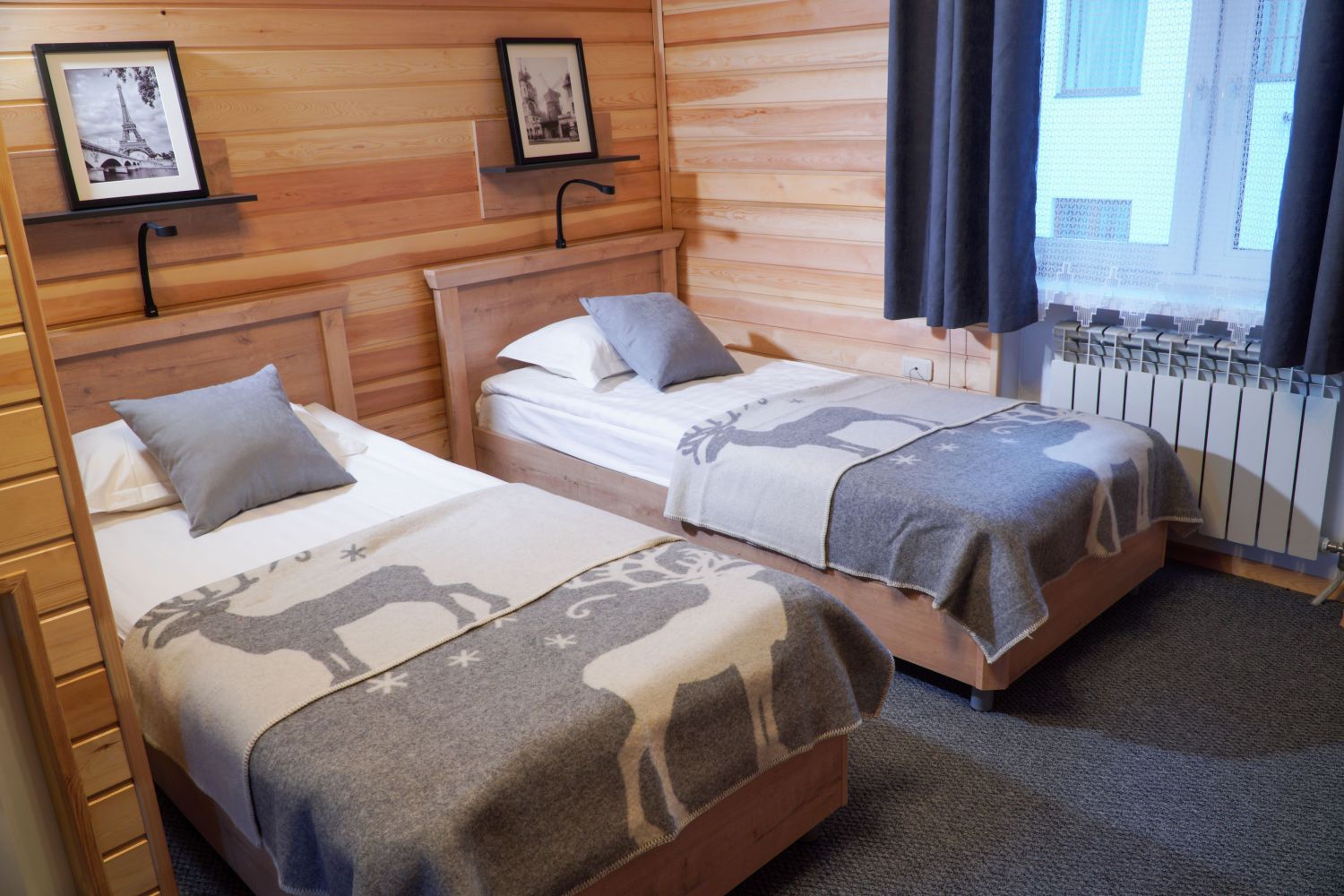 Двухместный номер с 2 отдельными кроватями и душем