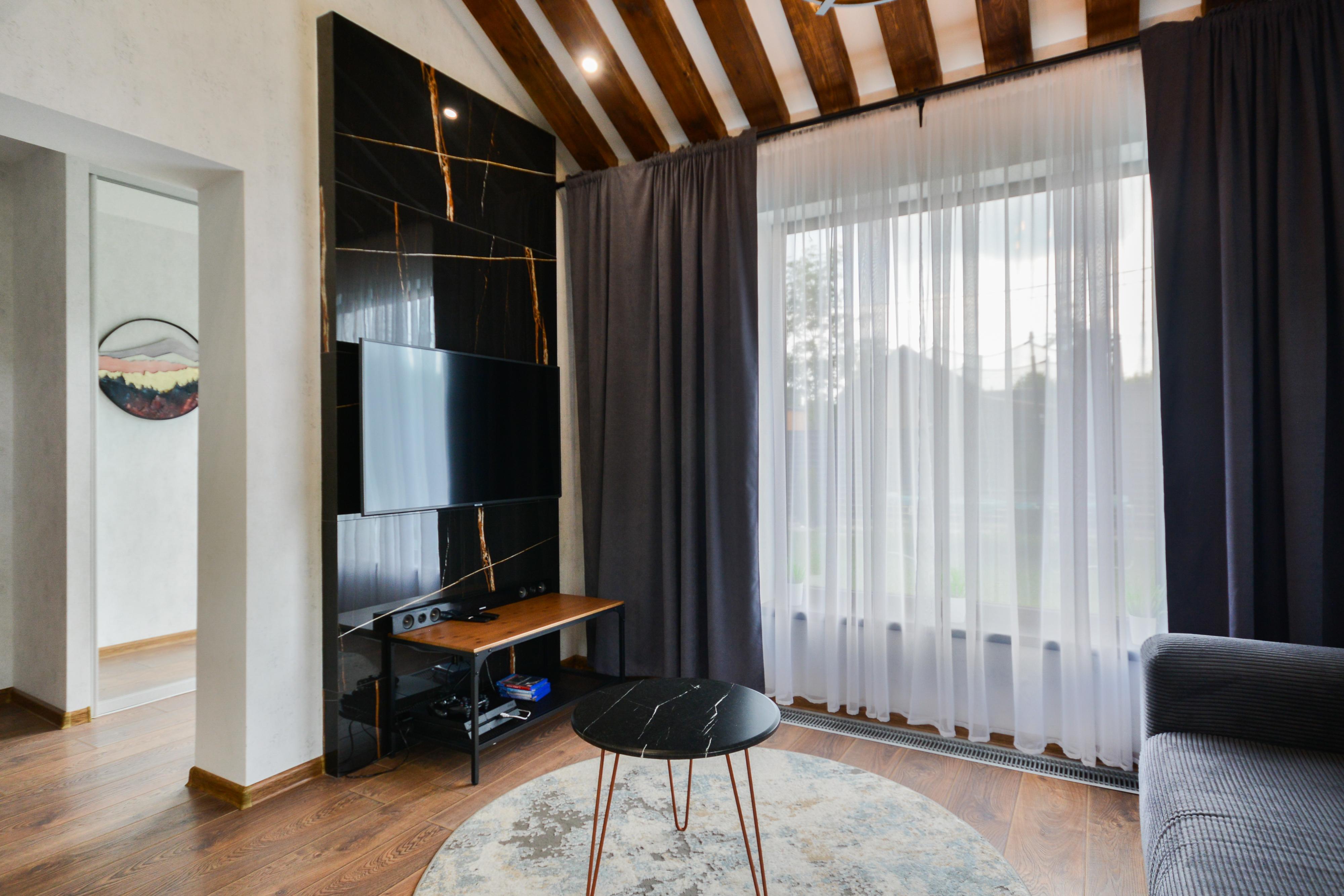 Дом Barn с баней на дровах и бассейном