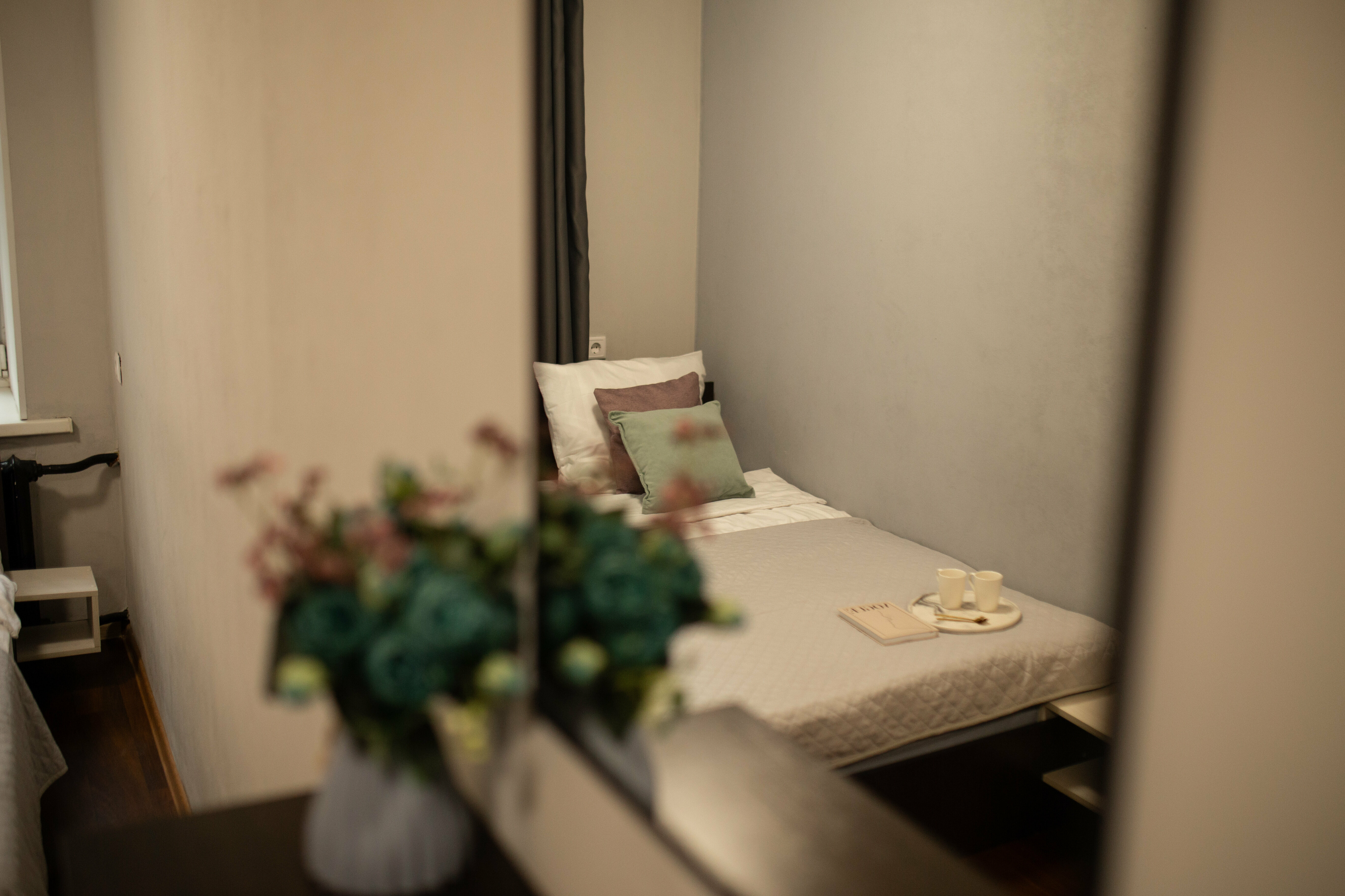 Двухместный номер с 1 кроватью и общей ванной комнатой