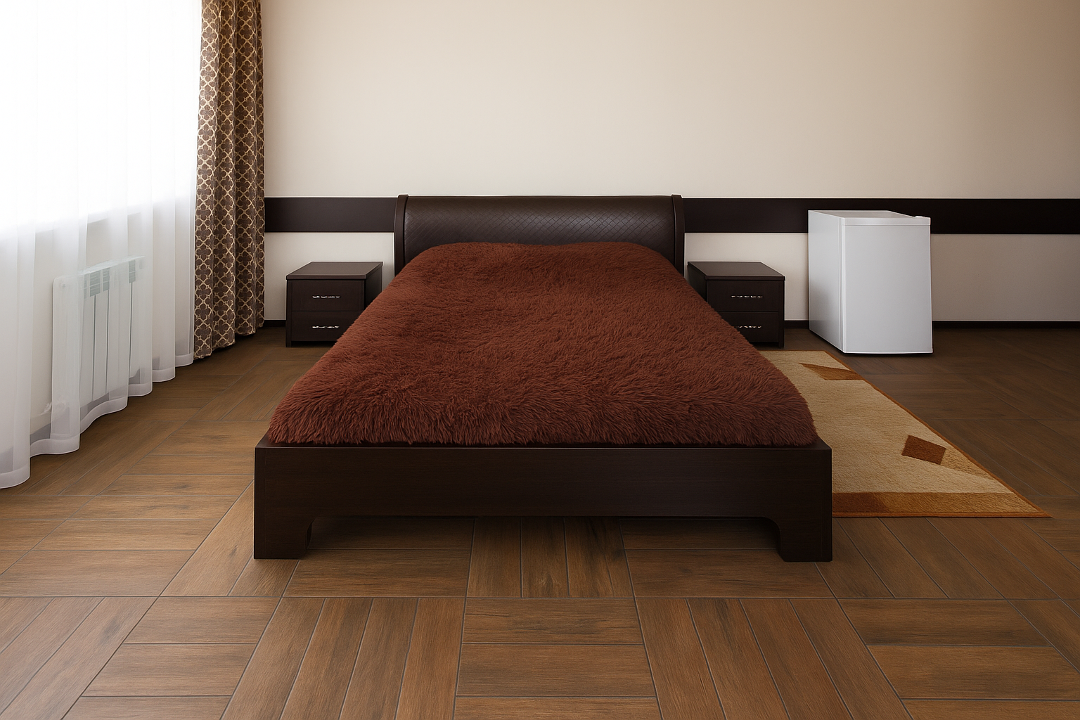 Номер люкс с собственной ванной комнатой и балконом