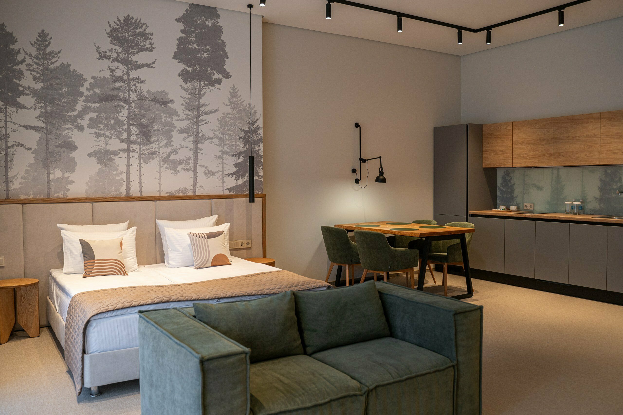 Номер-студия с кроватью размера «king-size»