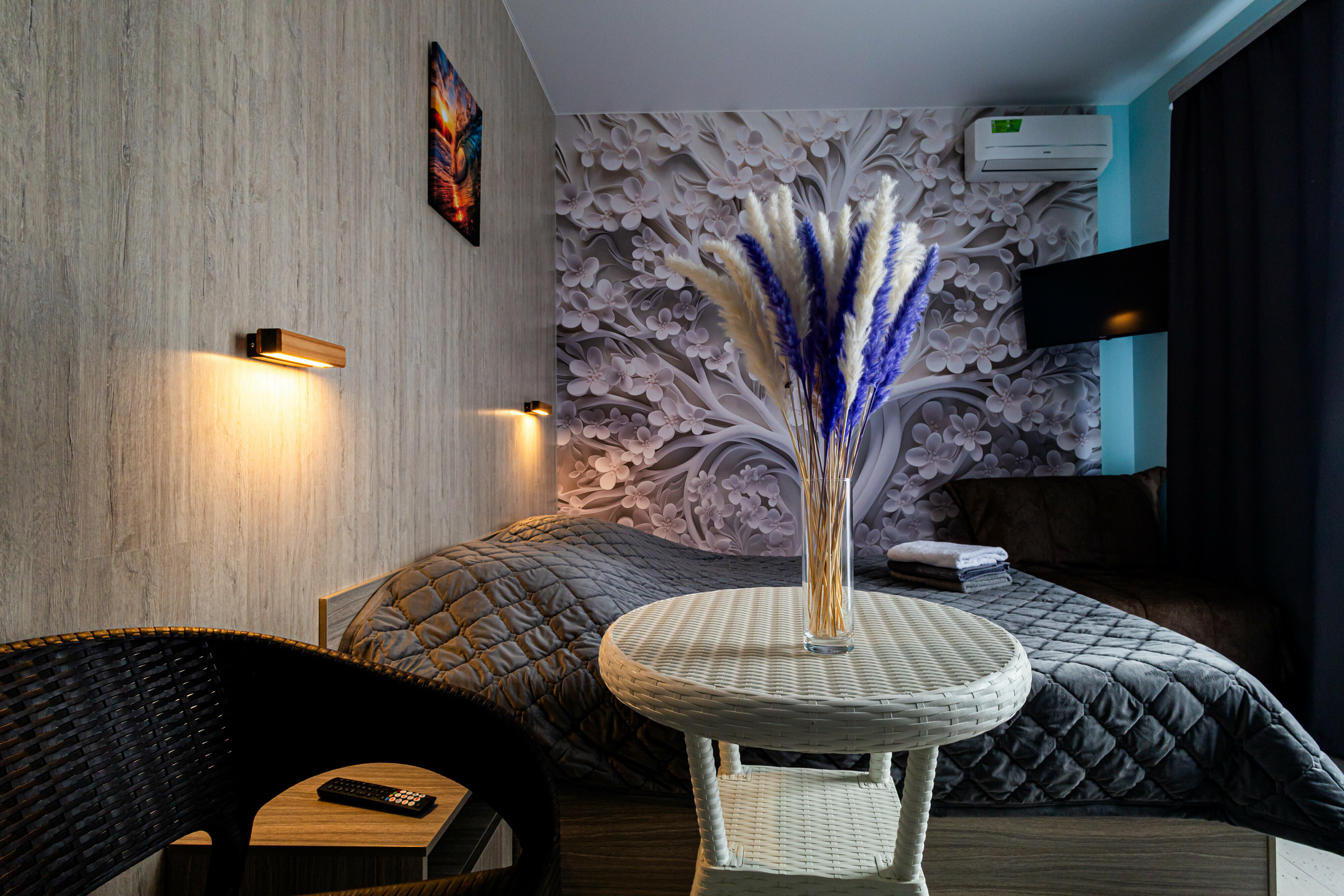 Двухместный номер с 1 кроватью и балконом