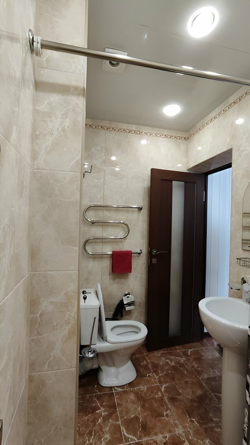 Двухместный номер с 1 кроватью и балконом