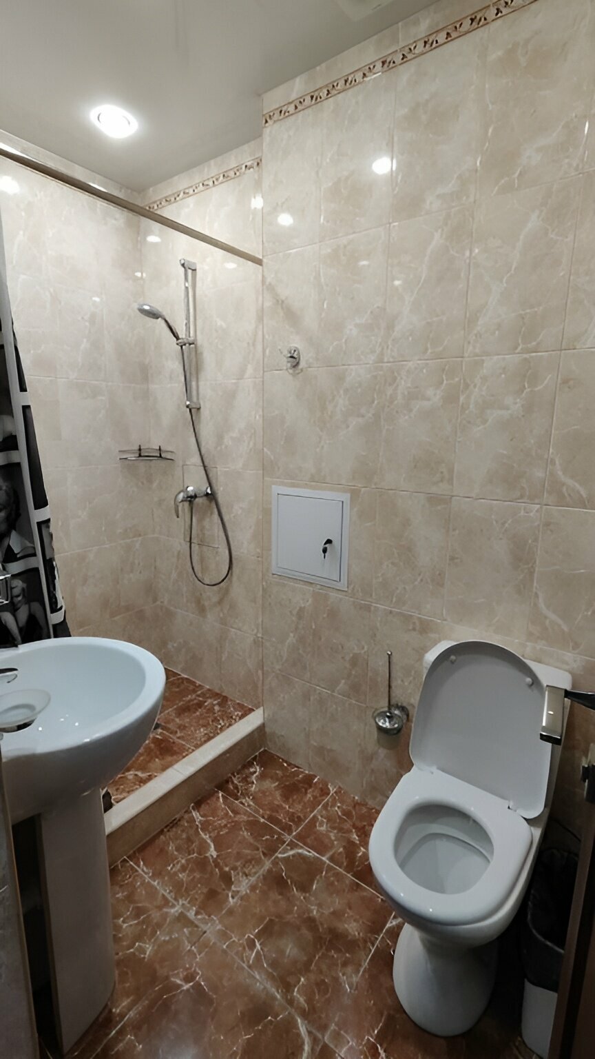 Двухместный номер с 1 кроватью и балконом