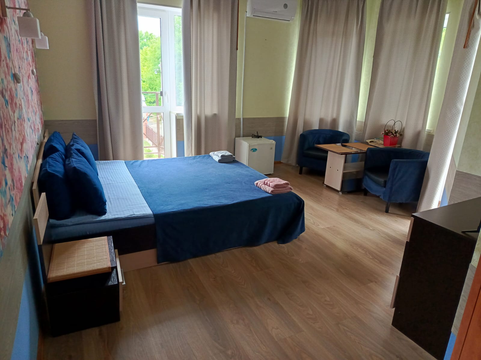 Двухместный номер с 1 кроватью и видом на парк