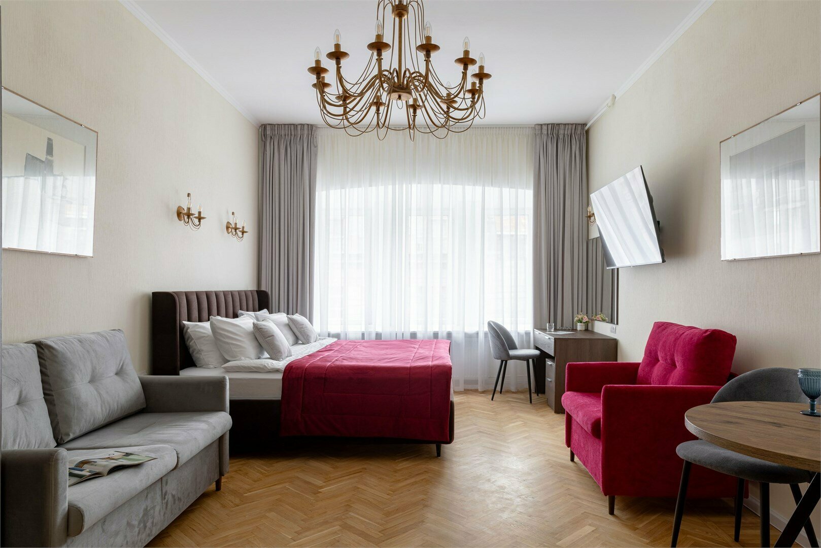 НОВЫЕ Однокомнатные апартаменты с видом на ул. Гороховую открытие 01.05.25