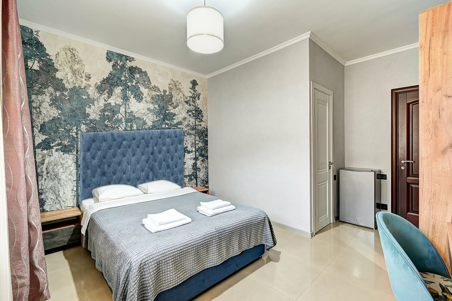 Двухместный номер с 1 кроватью и балконом