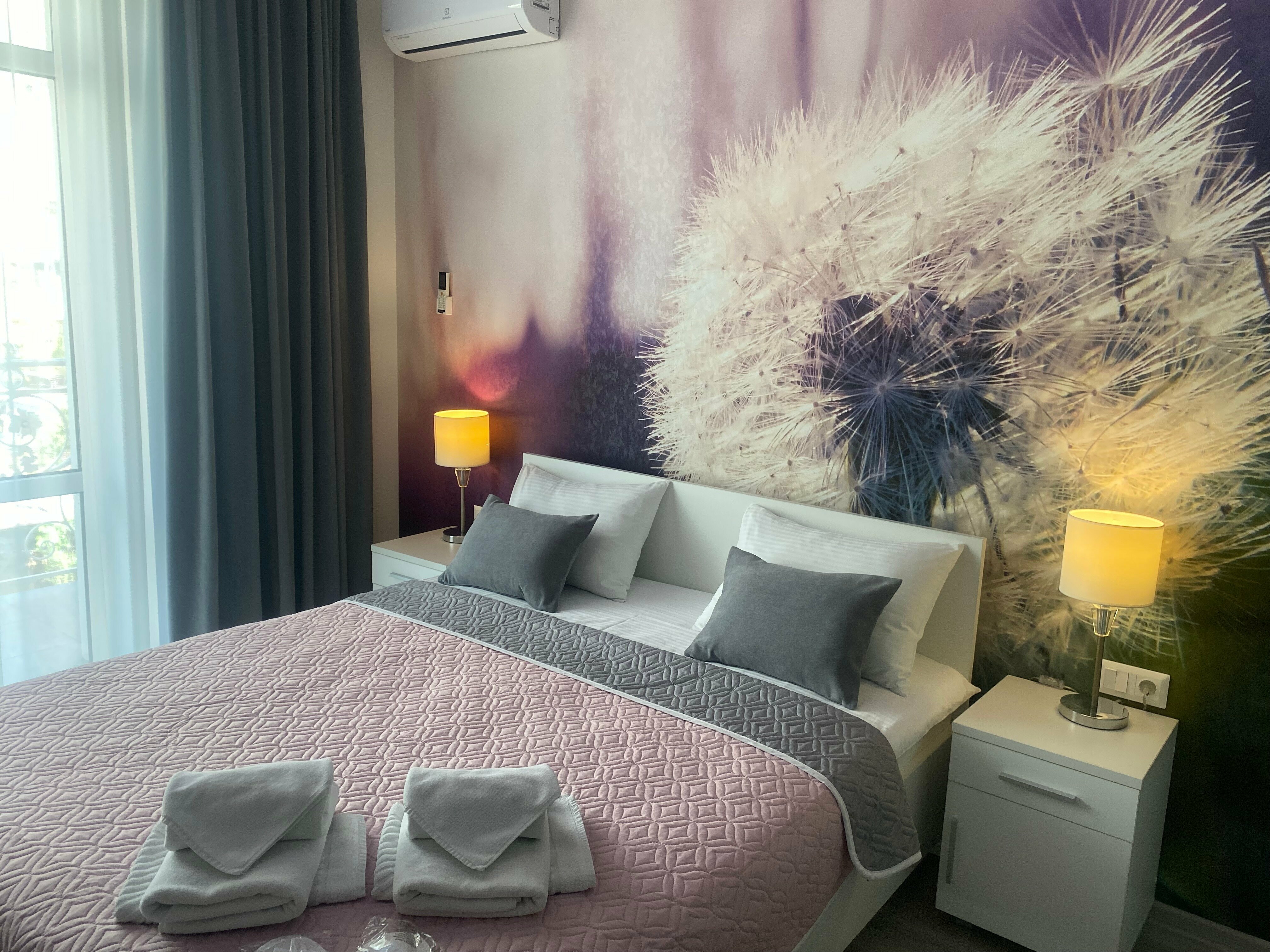 Двухместный номер с 1 кроватью и балконом