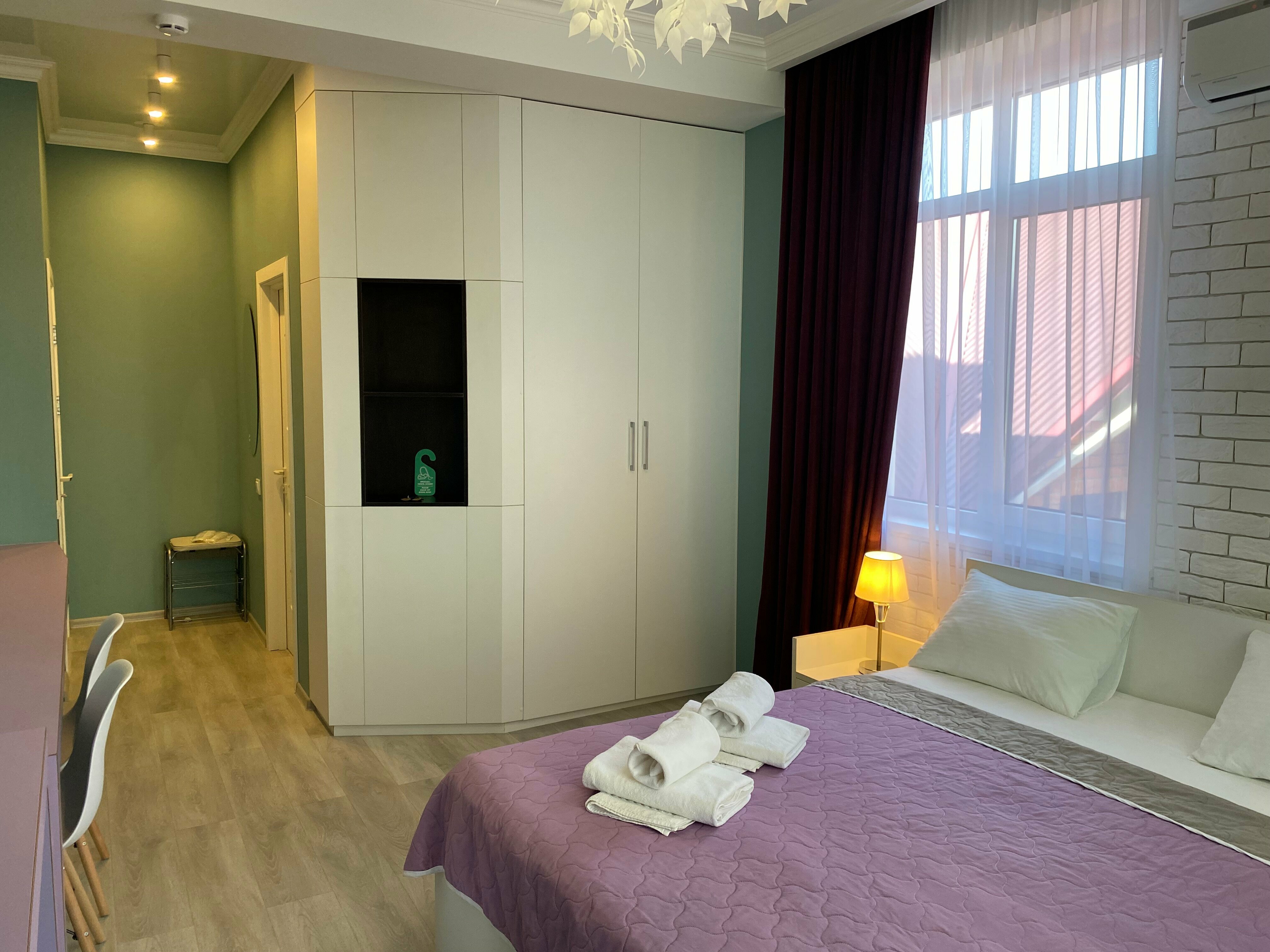 Двухместный номер с 1 кроватью и балконом