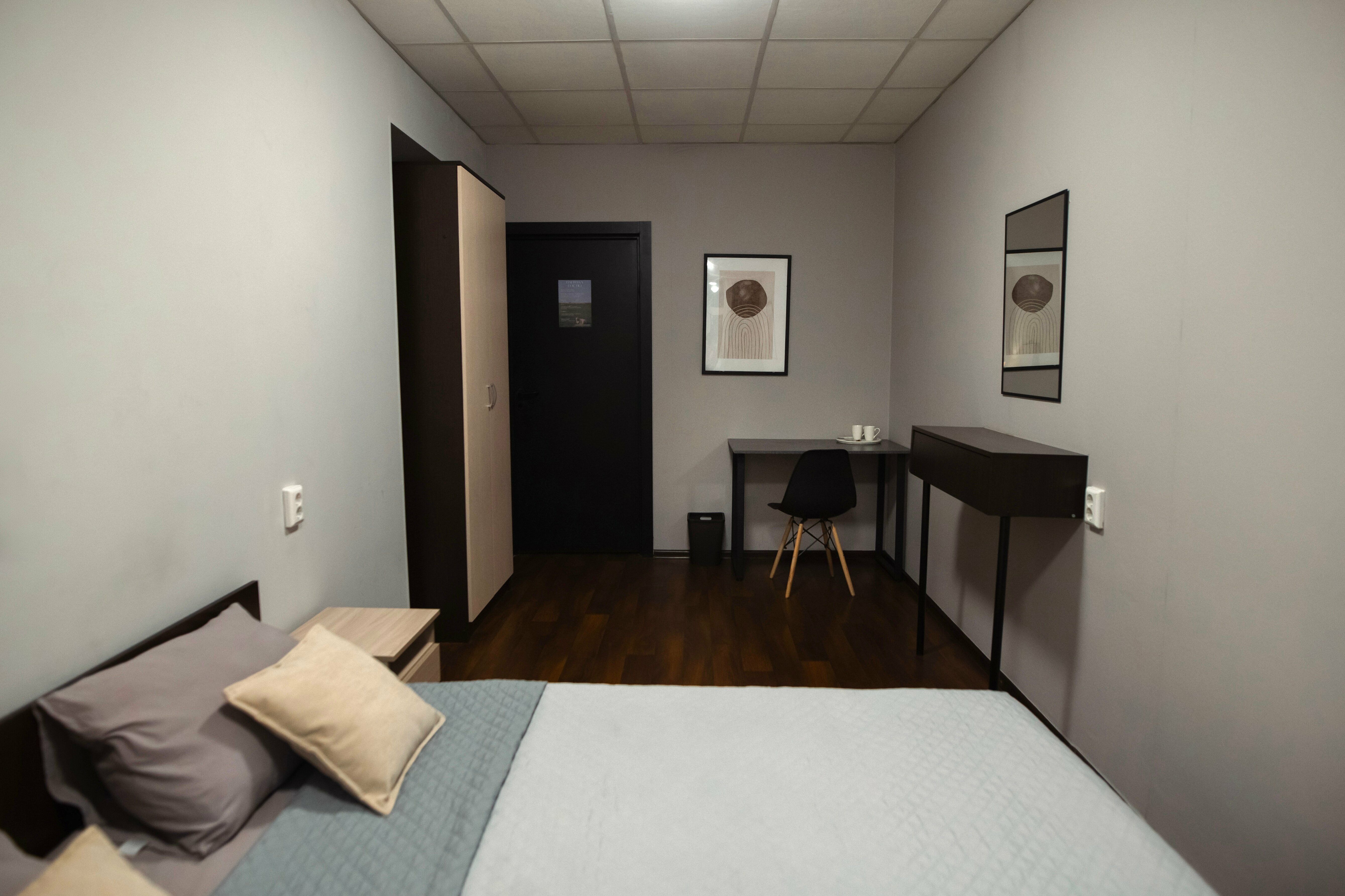 Двухместный номер с 1 кроватью и общей ванной комнатой