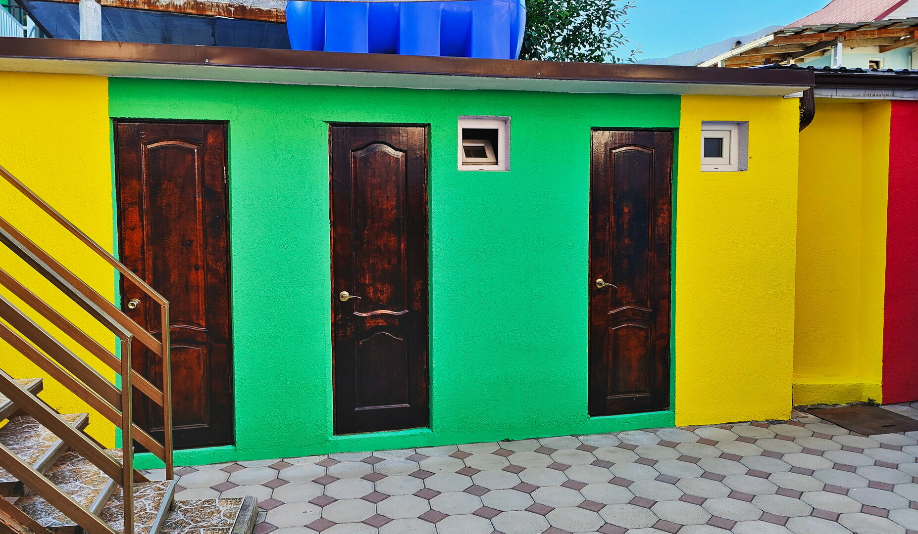 Двухместный номер с 1 кроватью и общим туалетом