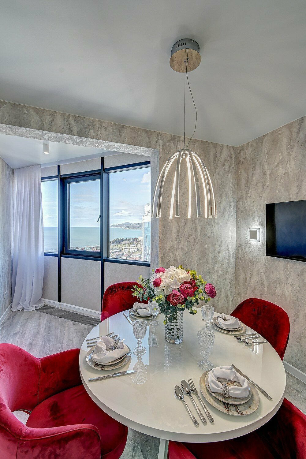 Апартаменты с 2 спальнями и видом на море