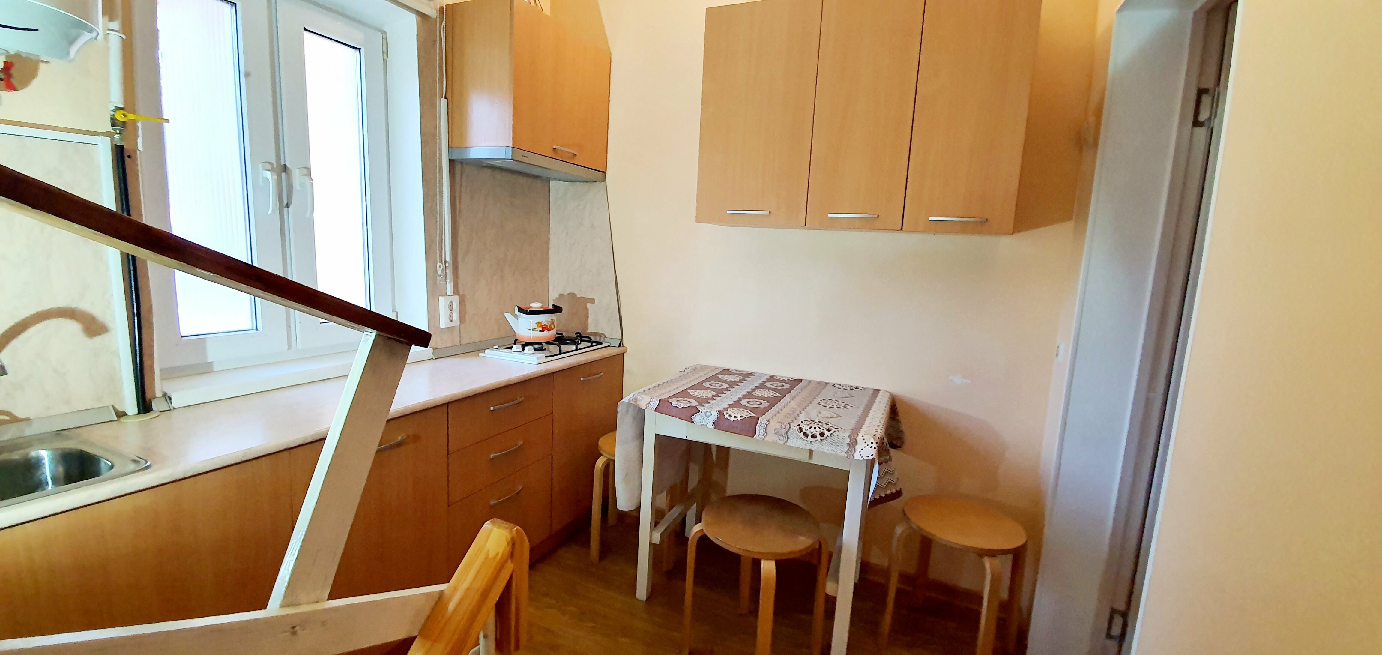 Двухкомнатный семейный номер с кухней и видом на город