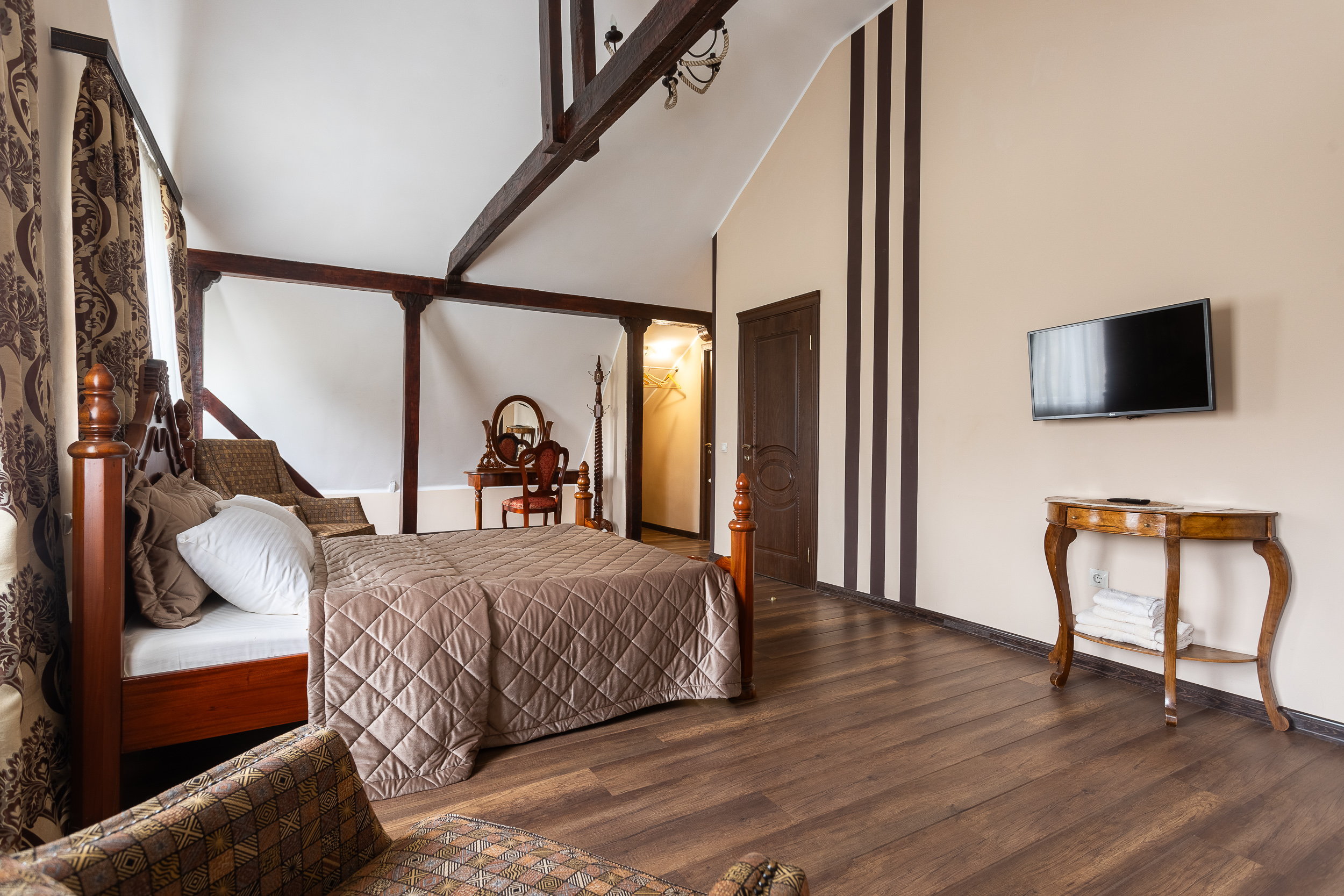 Двухместный номер с 1 кроватью и видом на парк