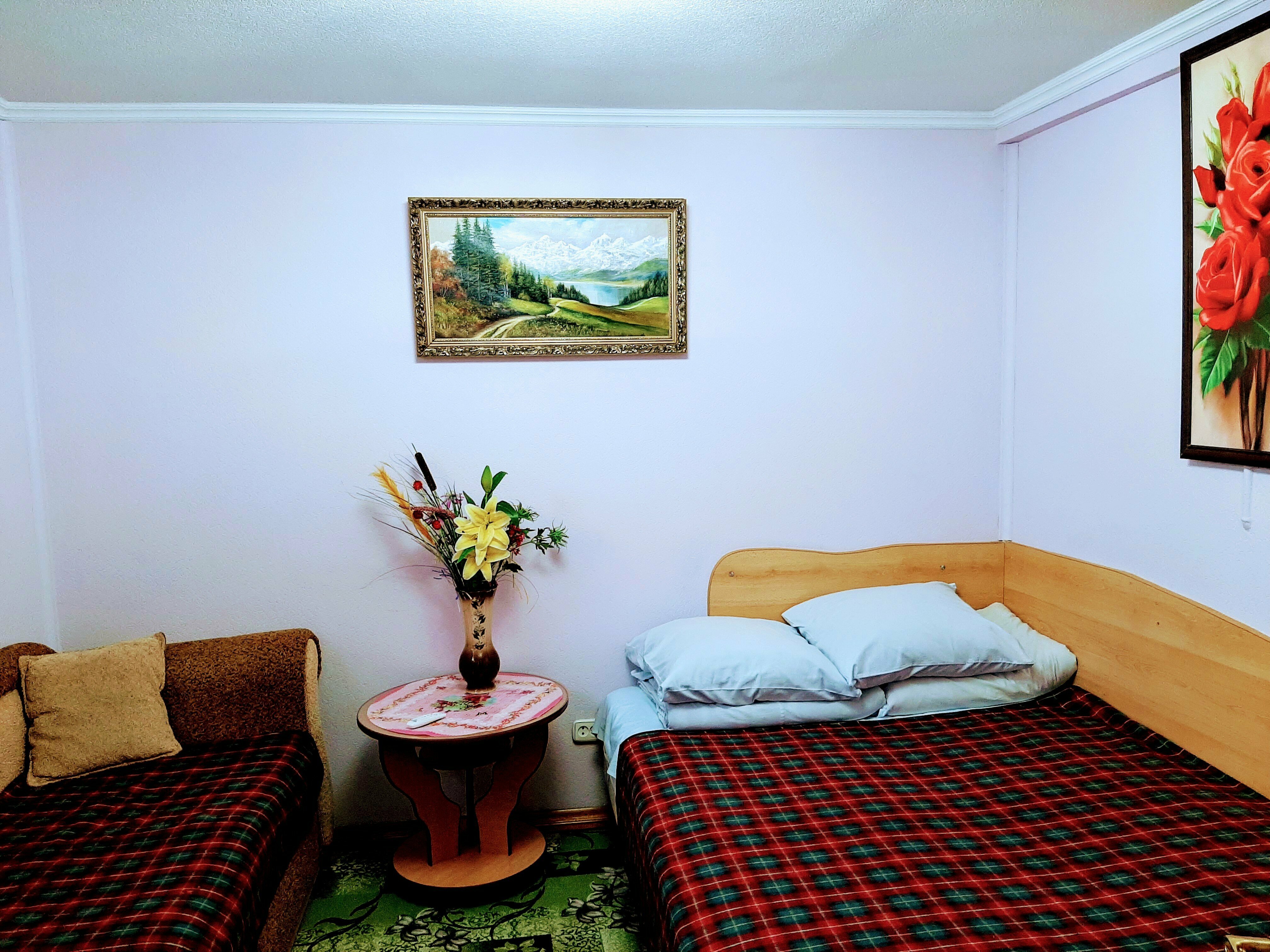 Двухместный номер с 1 кроватью и собственной ванной комнатой