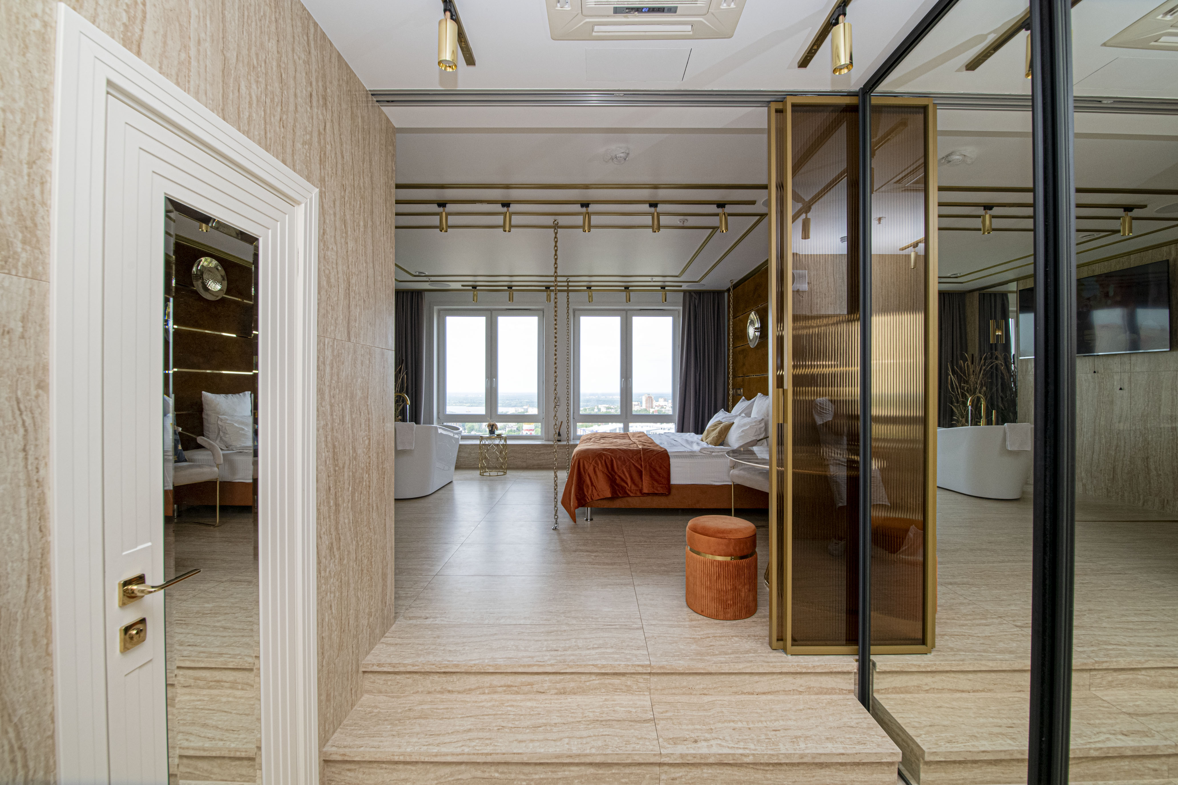 с гидромассажной ванной