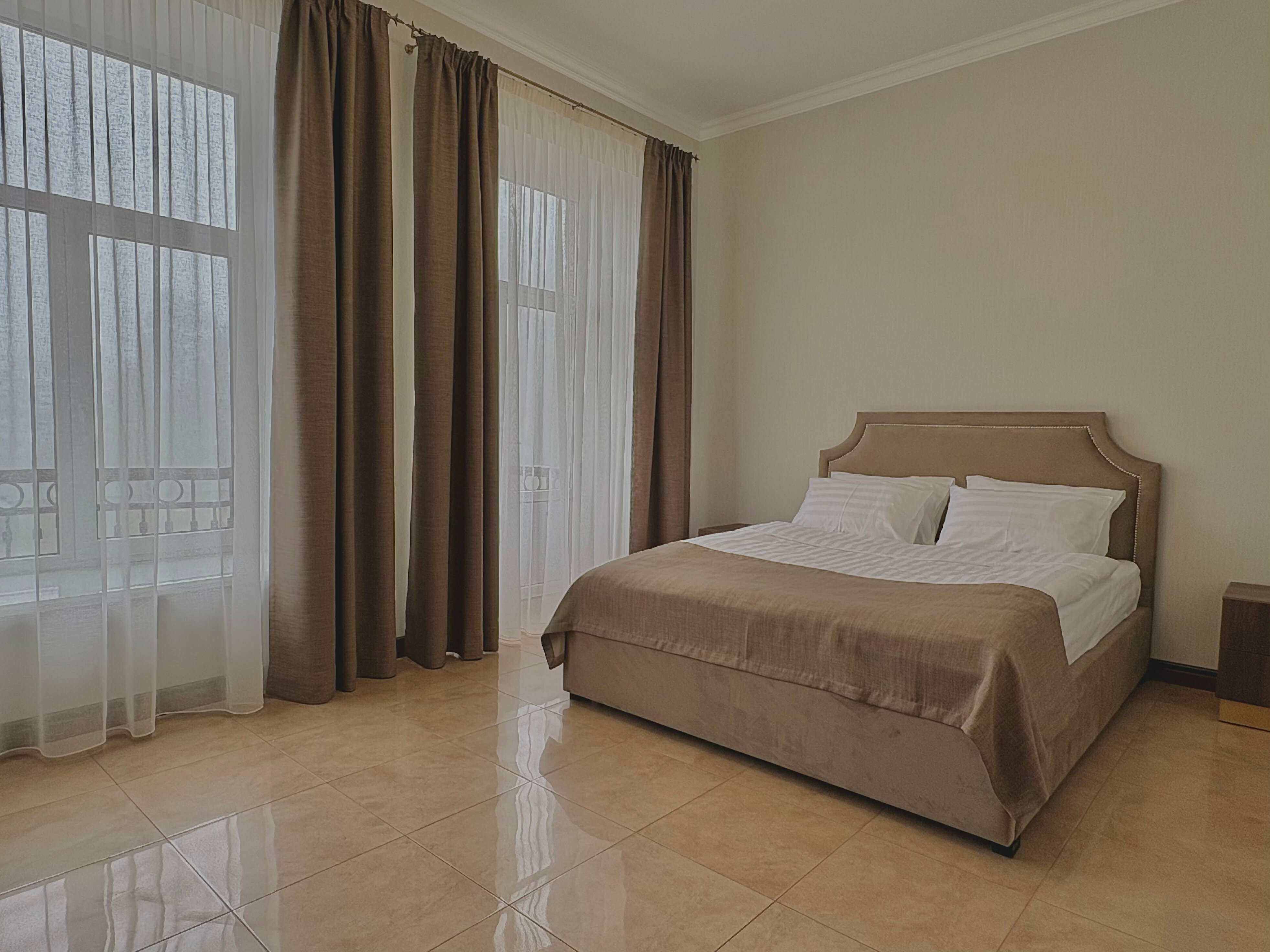 Двухместный номер Делюкс с 1 кроватью и балконом