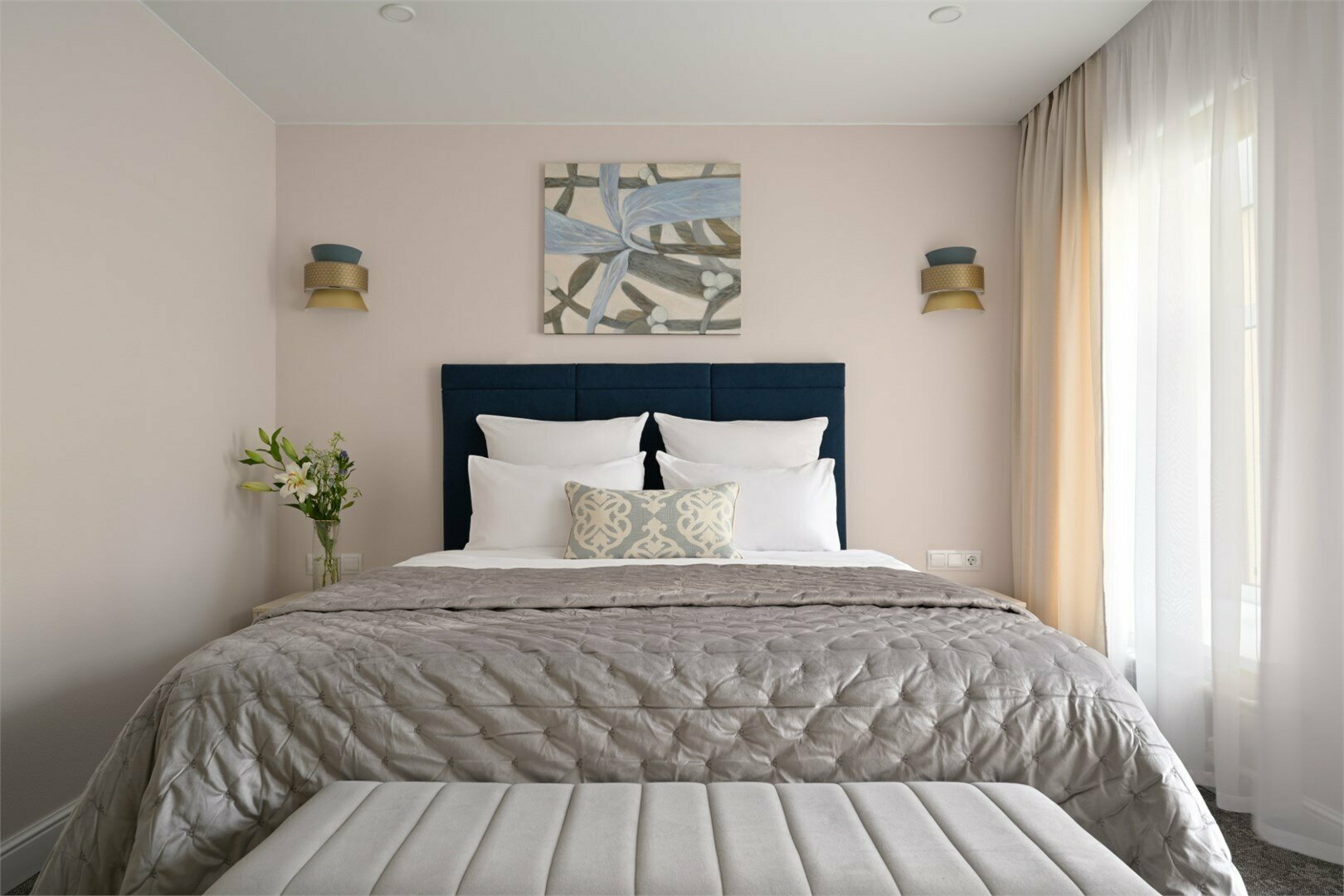 Апартаменты с 1 спальней и кухней-гостиной