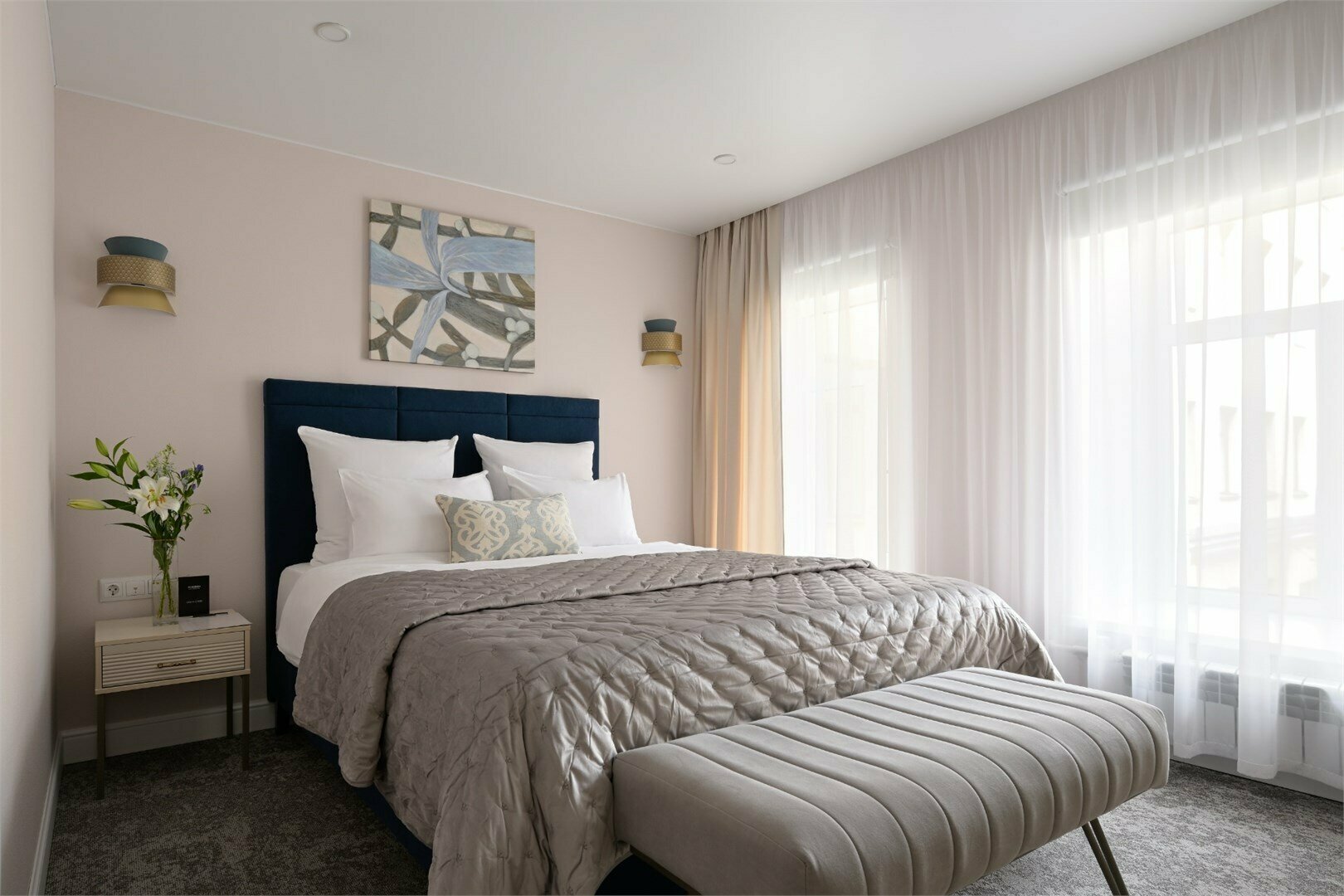 Апартаменты с 1 спальней и кухней-гостиной