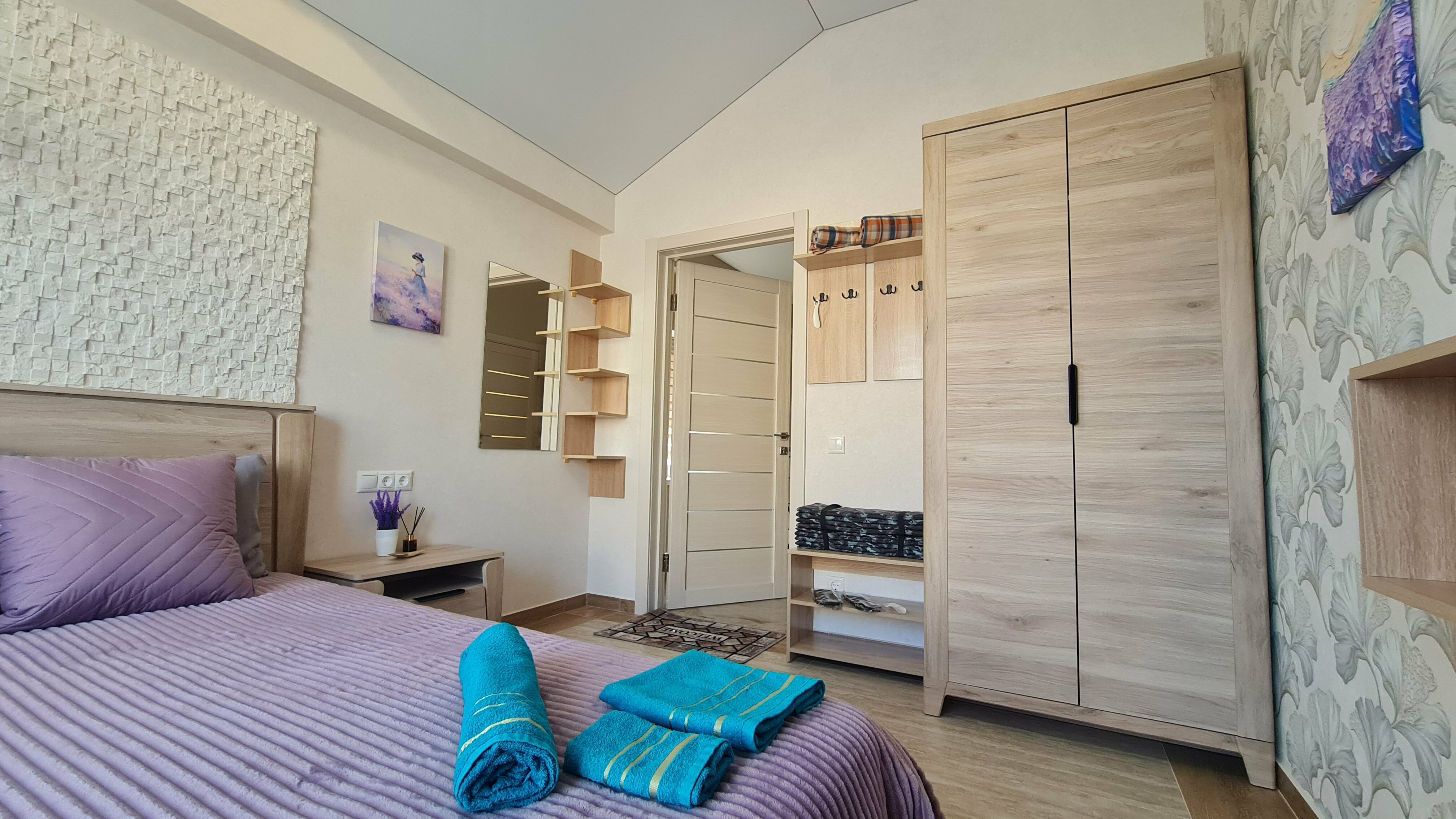 Семейный номер премиум SOUL 5 с балконом, вид на горы и озеро, 2 этаж