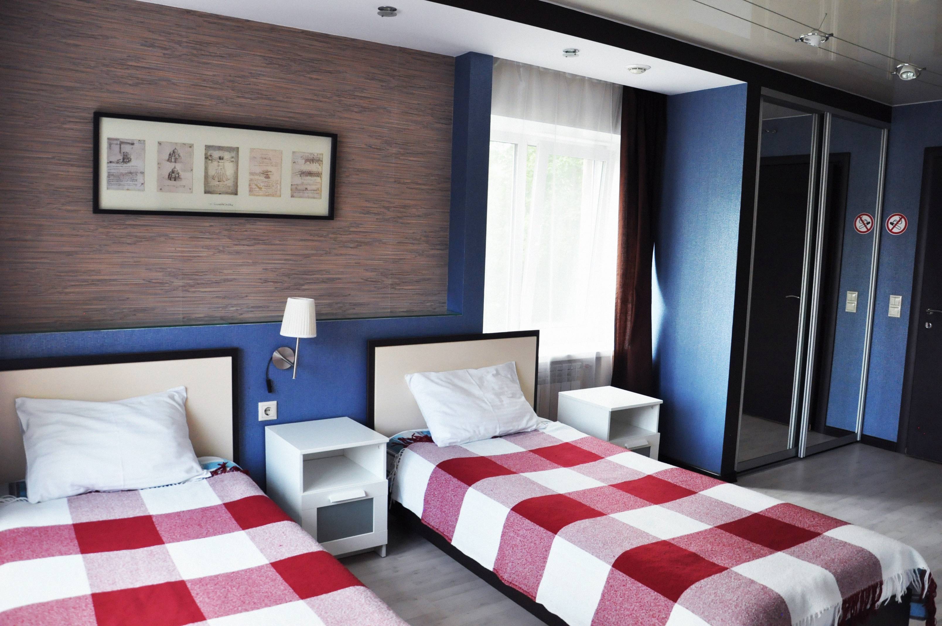 Двухместный номер с 2 двуспальными кроватями